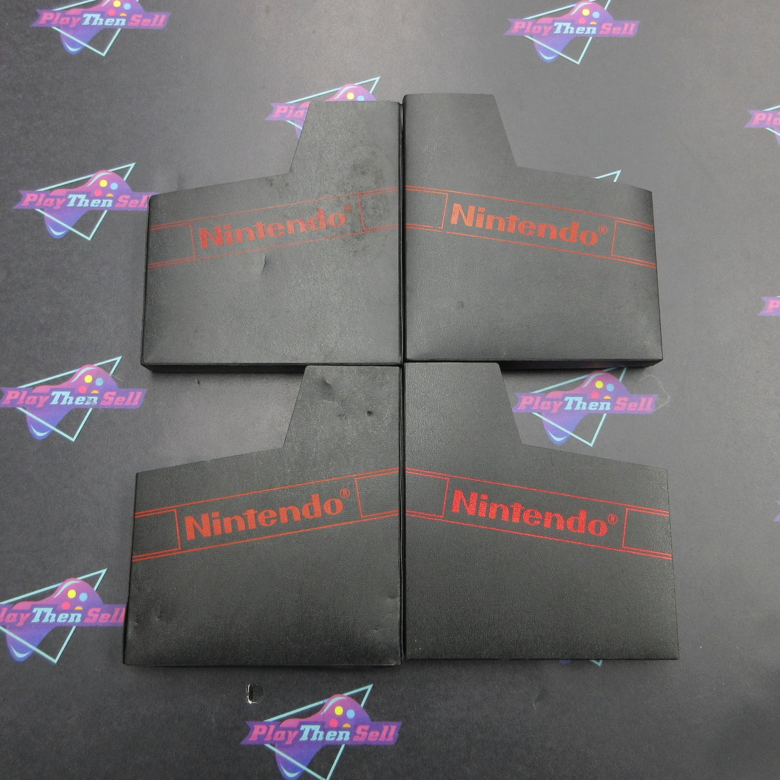 Authentic Nintendo NES Dust Covers NES Game Cartridge Sleeves OEM Logo Lot of 4