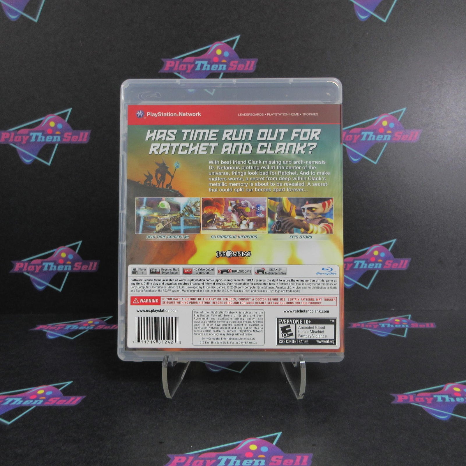 Ratchet & Clank Future A Crack In Time PS3 PlayStation 3 GH Complete  - 1 Year..