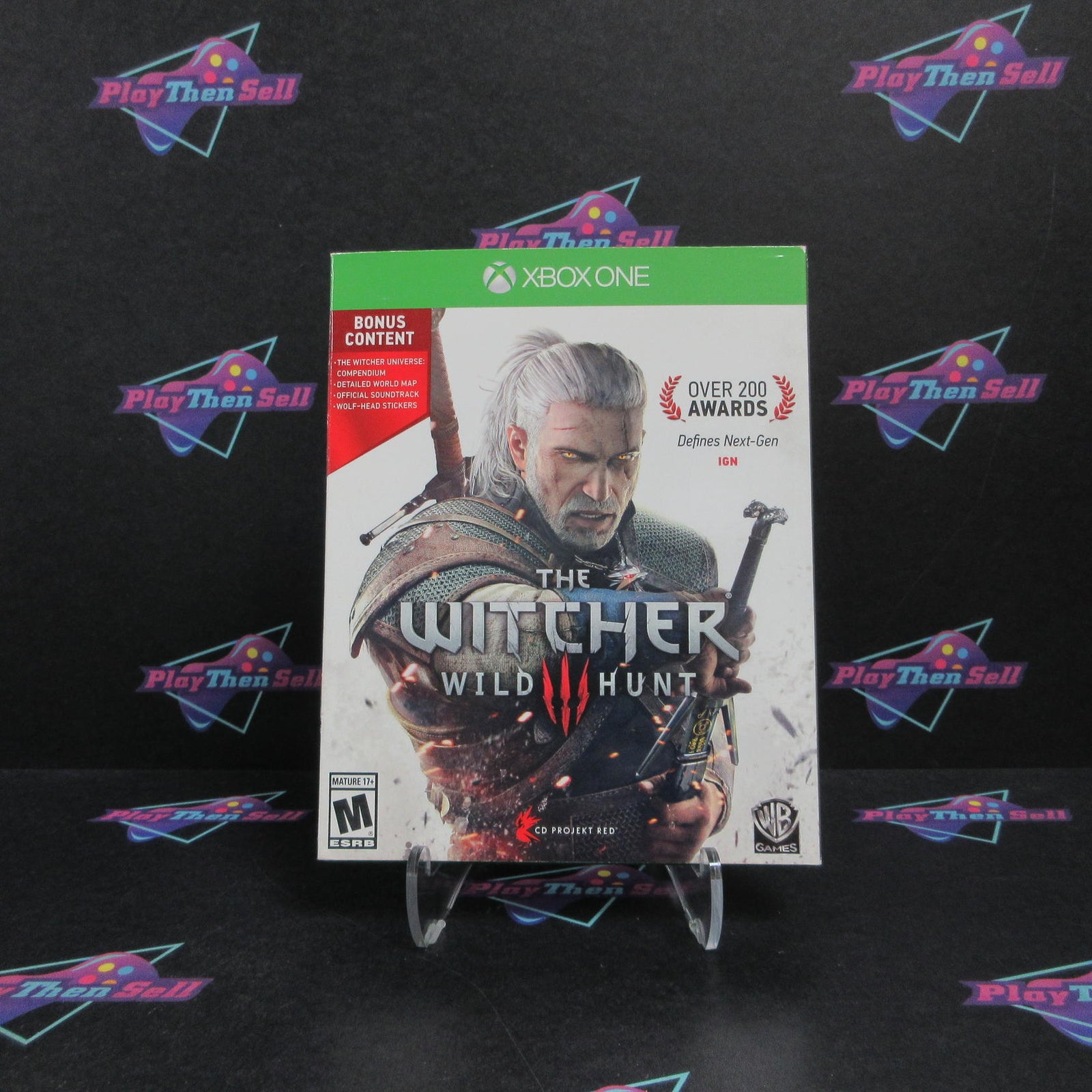 The Witcher 3 Wild Hunt Xbox One + Soundtrack/Sleeve/Map  Complete