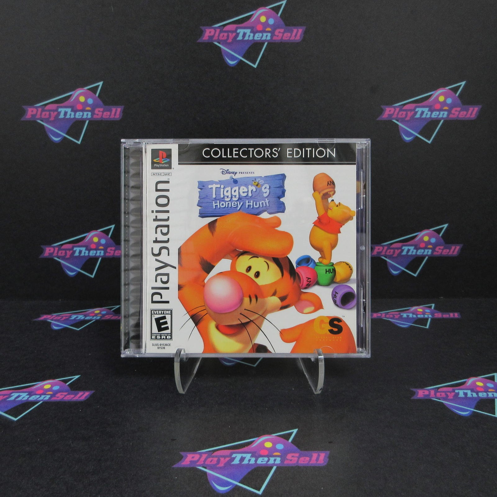 Tigger's Honey Hunt Collector's Edition PS1 PlayStation 1 Complete  - 1 Year W..