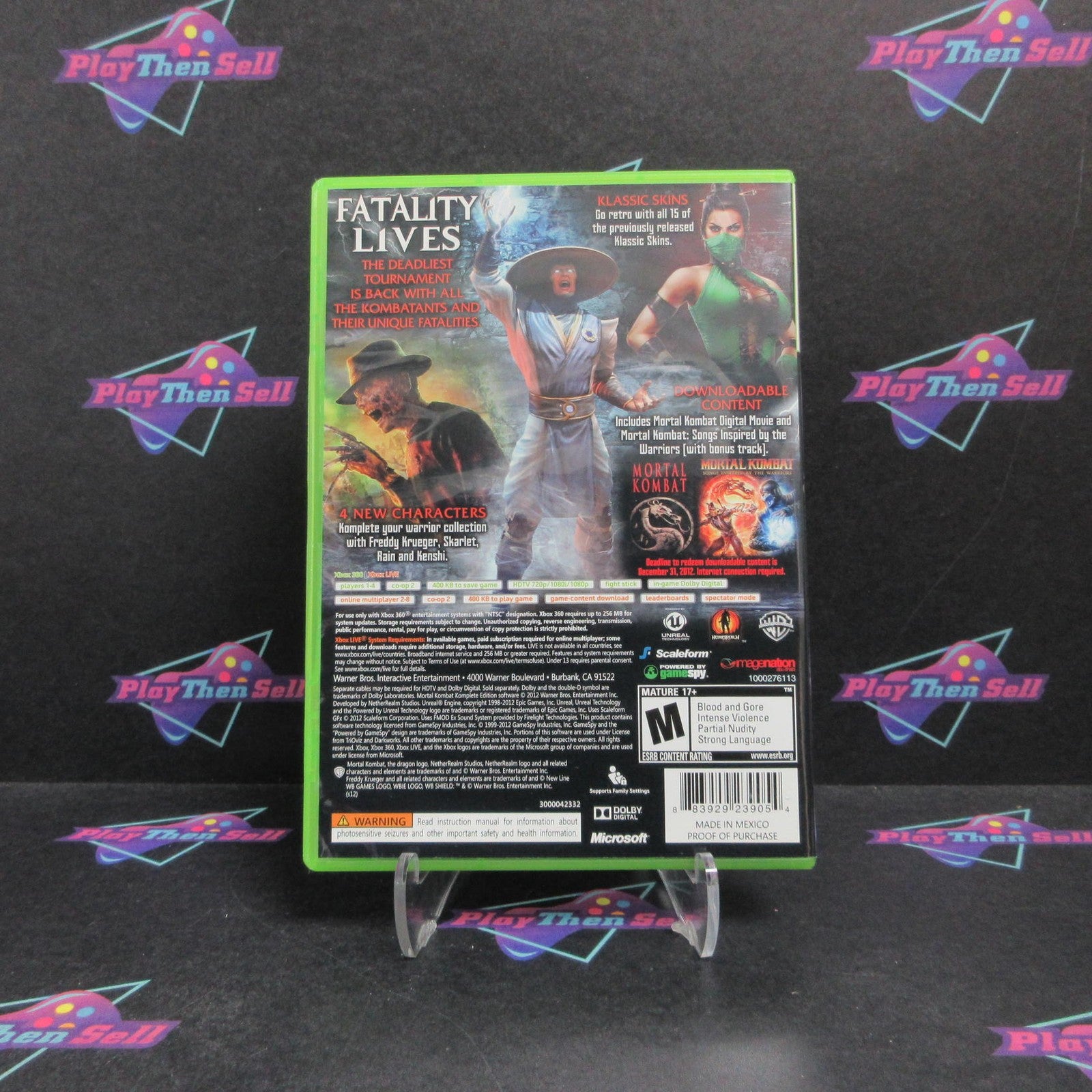 Mortal Kombat Komplete Edition Xbox 360 Complete - 1 Year Warranty EX Cond