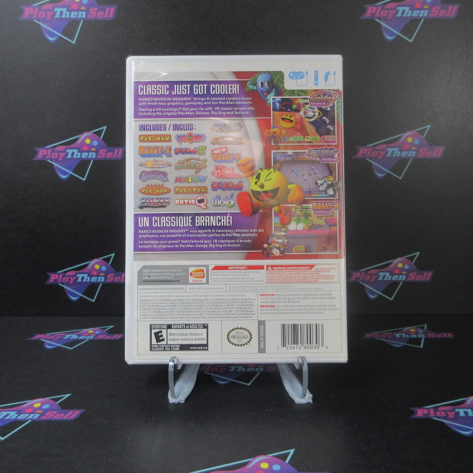 Namco Museum Megamix Nintendo Wii Complete - 1 Year Warranty EX Cond
