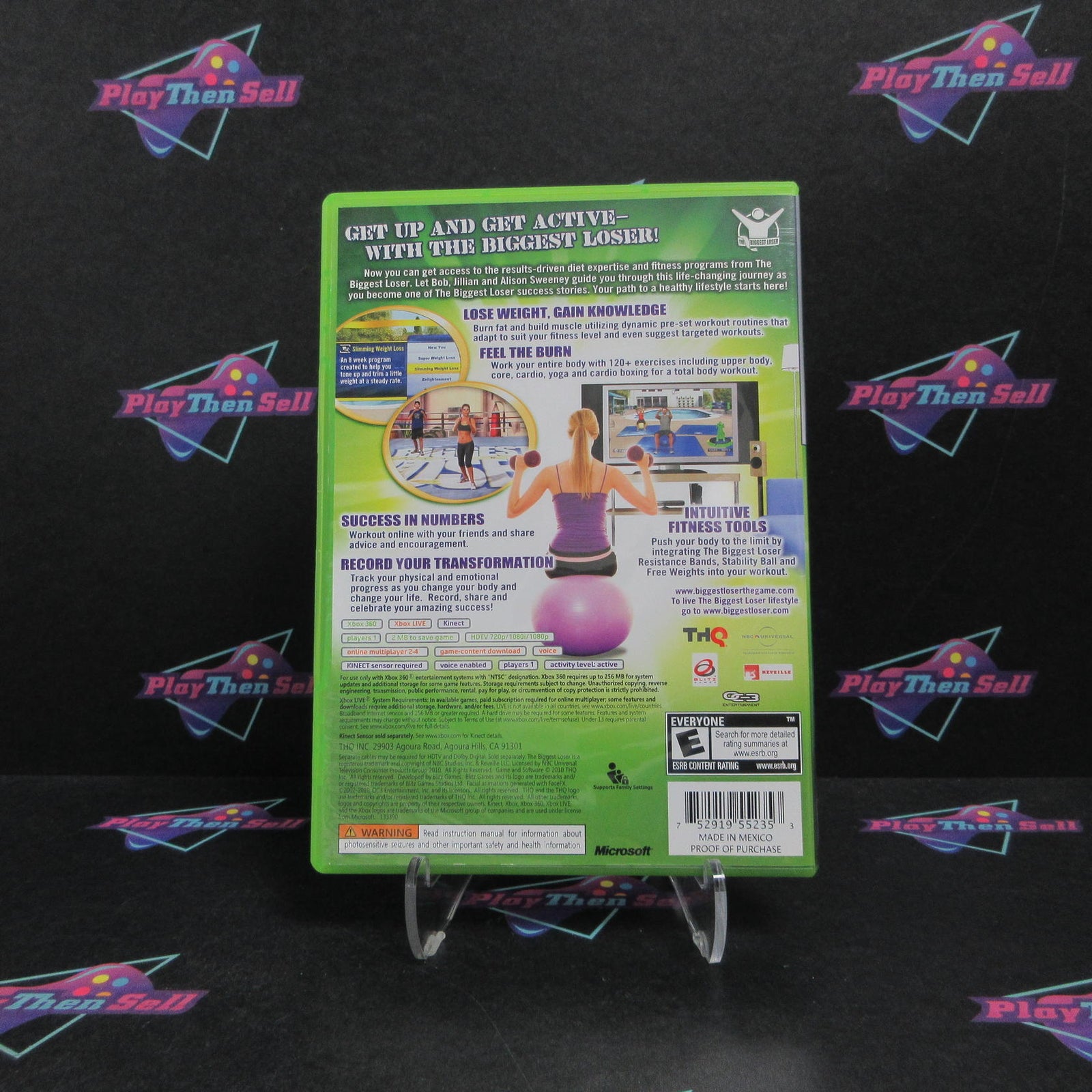 The Biggest Loser Ultimate Workout Xbox 360 PH Complete  - 1 Year Warranty EX ..