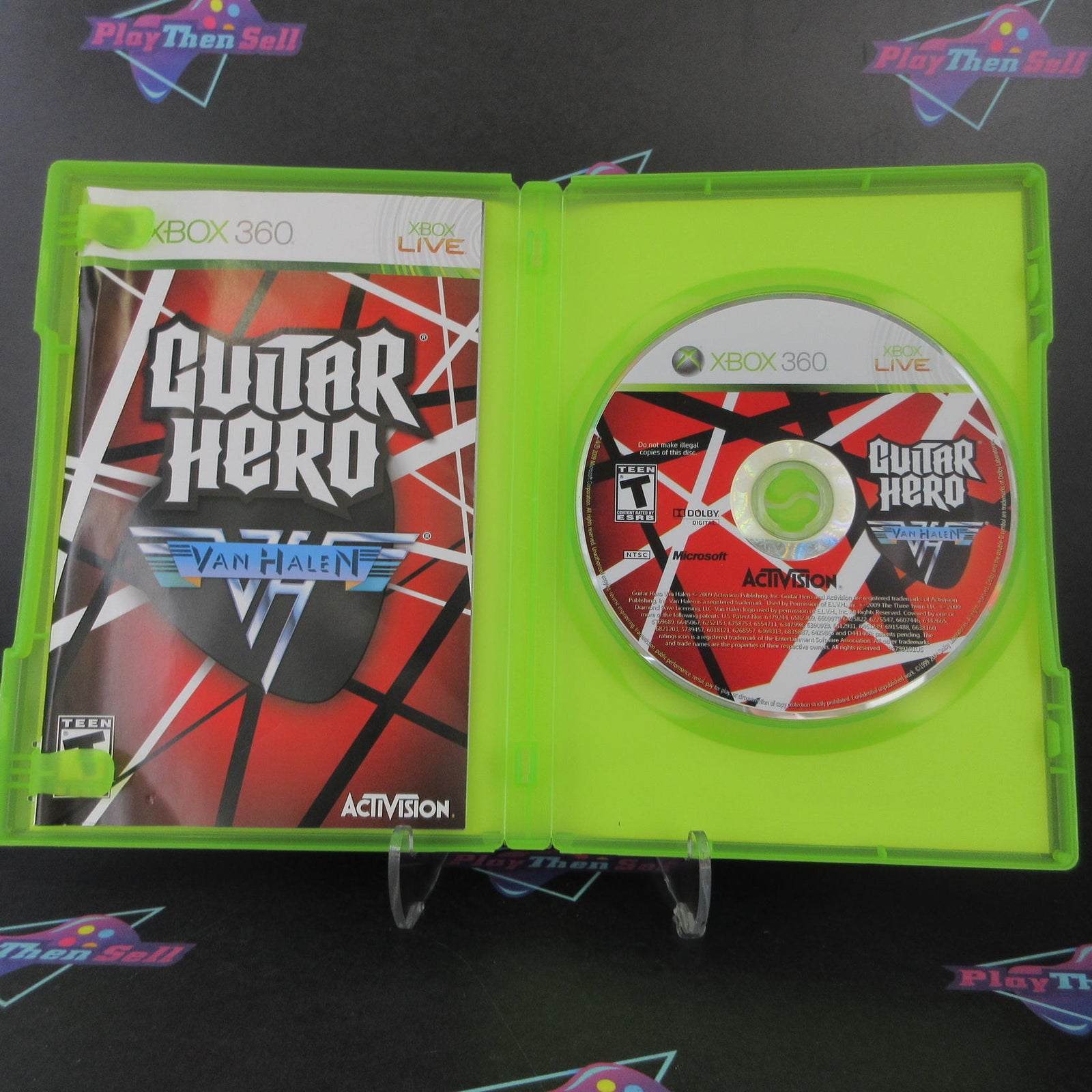 Guitar Hero Van Halen Xbox 360 Complete - 1 Year Warranty VG
