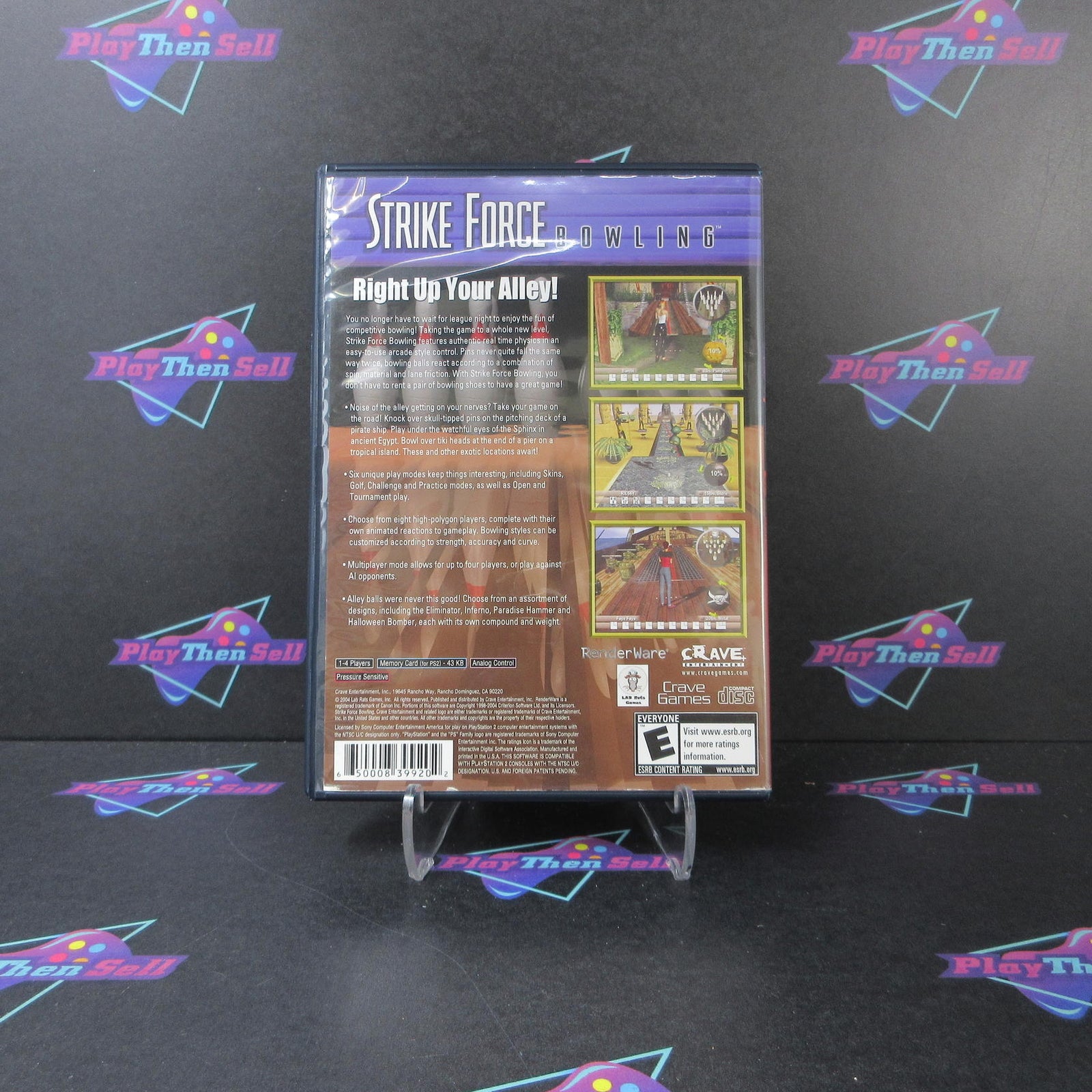 Strike Force Bowling PS2 PlayStation 2 Complete - 1 Year Warranty VG