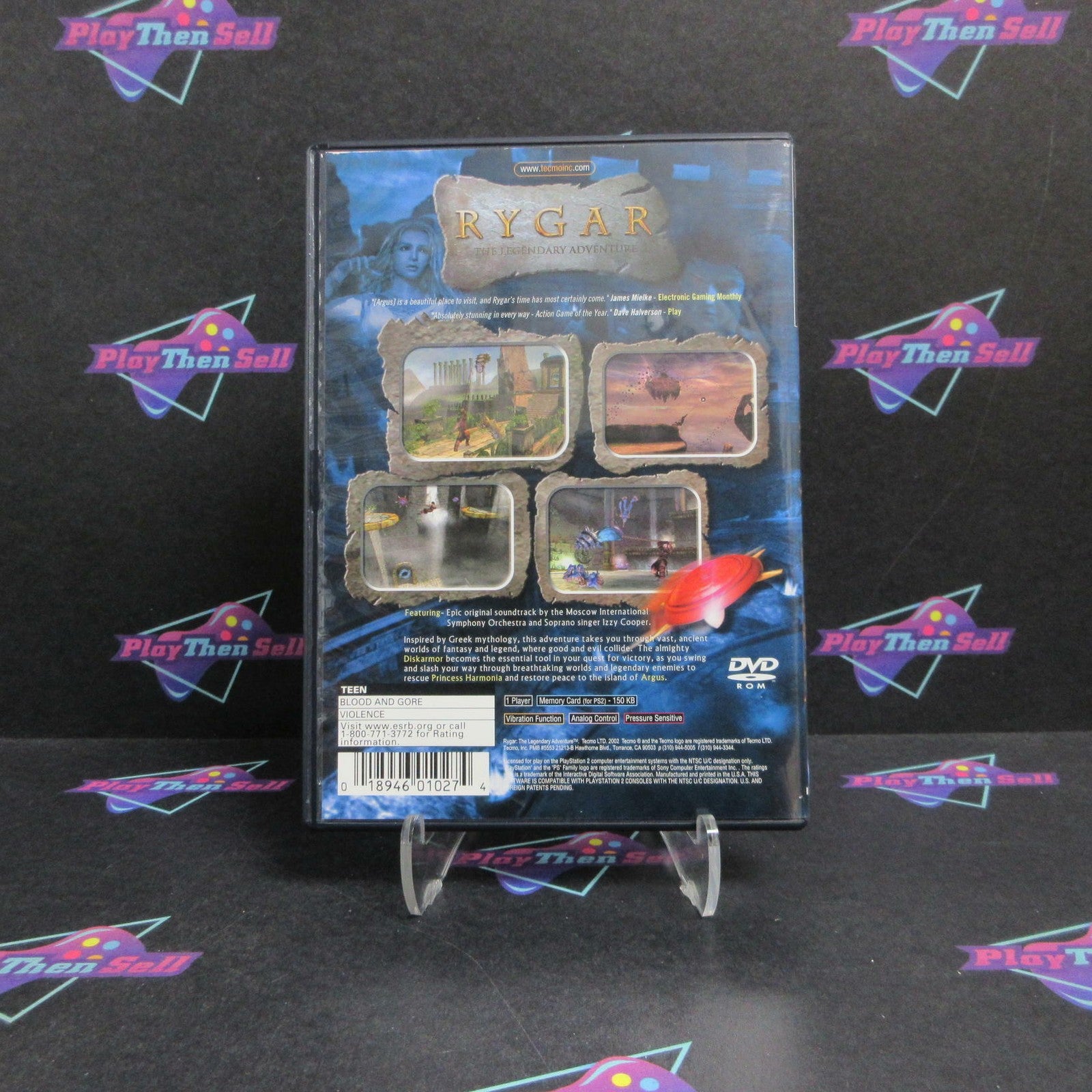 Rygar The Legendary Adventure PS2 PlayStation 2 + Reg Card Complete  - 1 Year ..