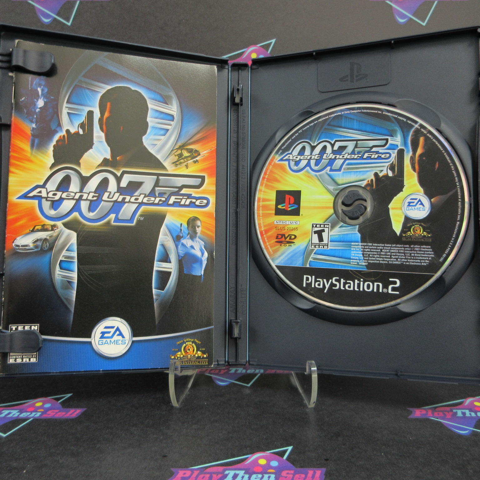 James Bond 007 Agent Under Fire PS2 PlayStation 2 +Reg Card Complete  - 1 Year..