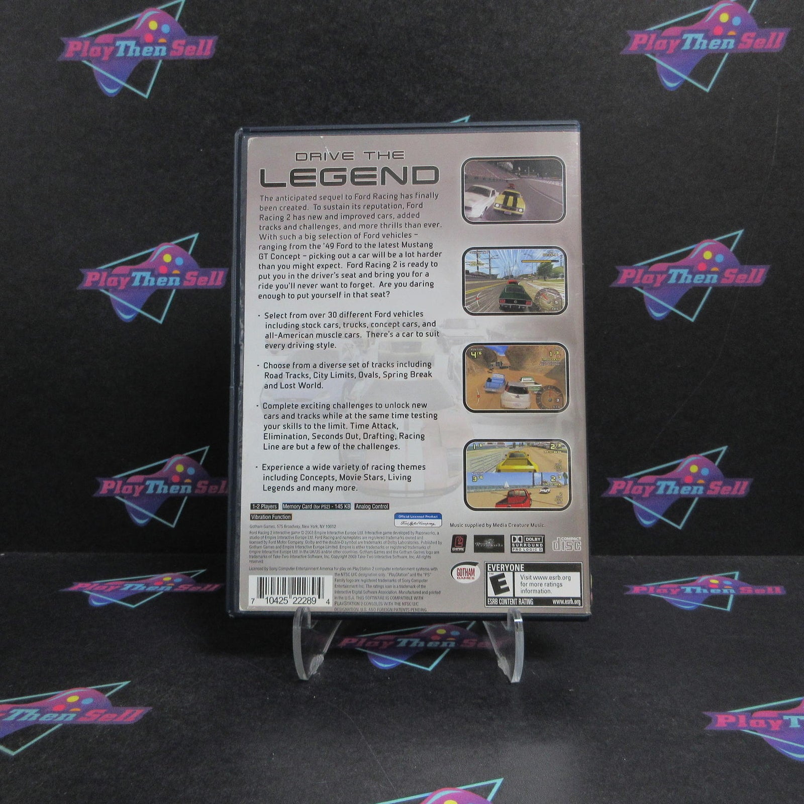 Ford Racing 2 PS2 PlayStation 2 + Reg Card Complete - (See Pics)