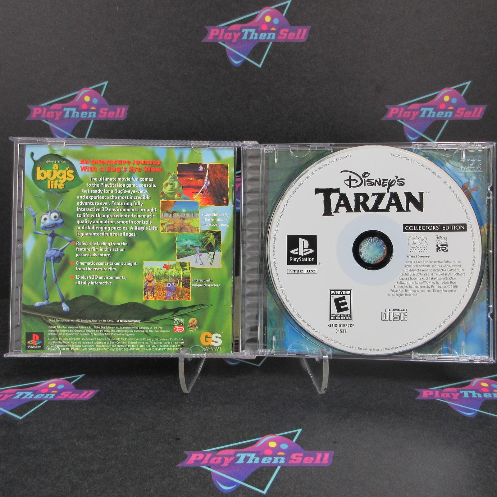 Tarzan Collector's Edition PS1 PlayStation 1 Complete - 1 Year Warranty EX Cond