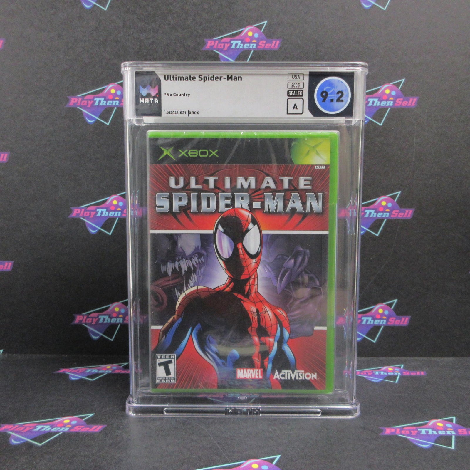 Ultimate Spider-Man Xbox WATA Graded 9.2 A Sealed Brand New - Sealed