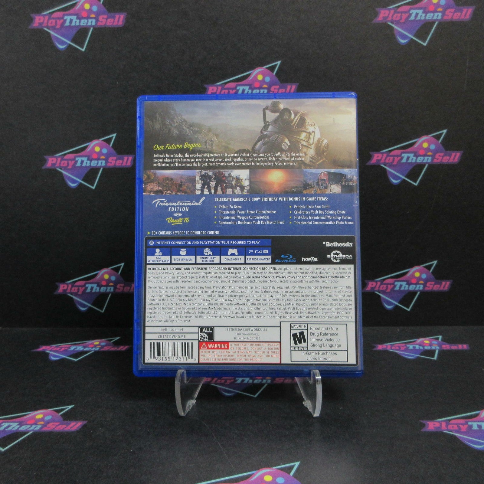 Fallout 76 Tricentennial Edition PS4 PlayStation 4 Complete  - 1 Year Warranty..