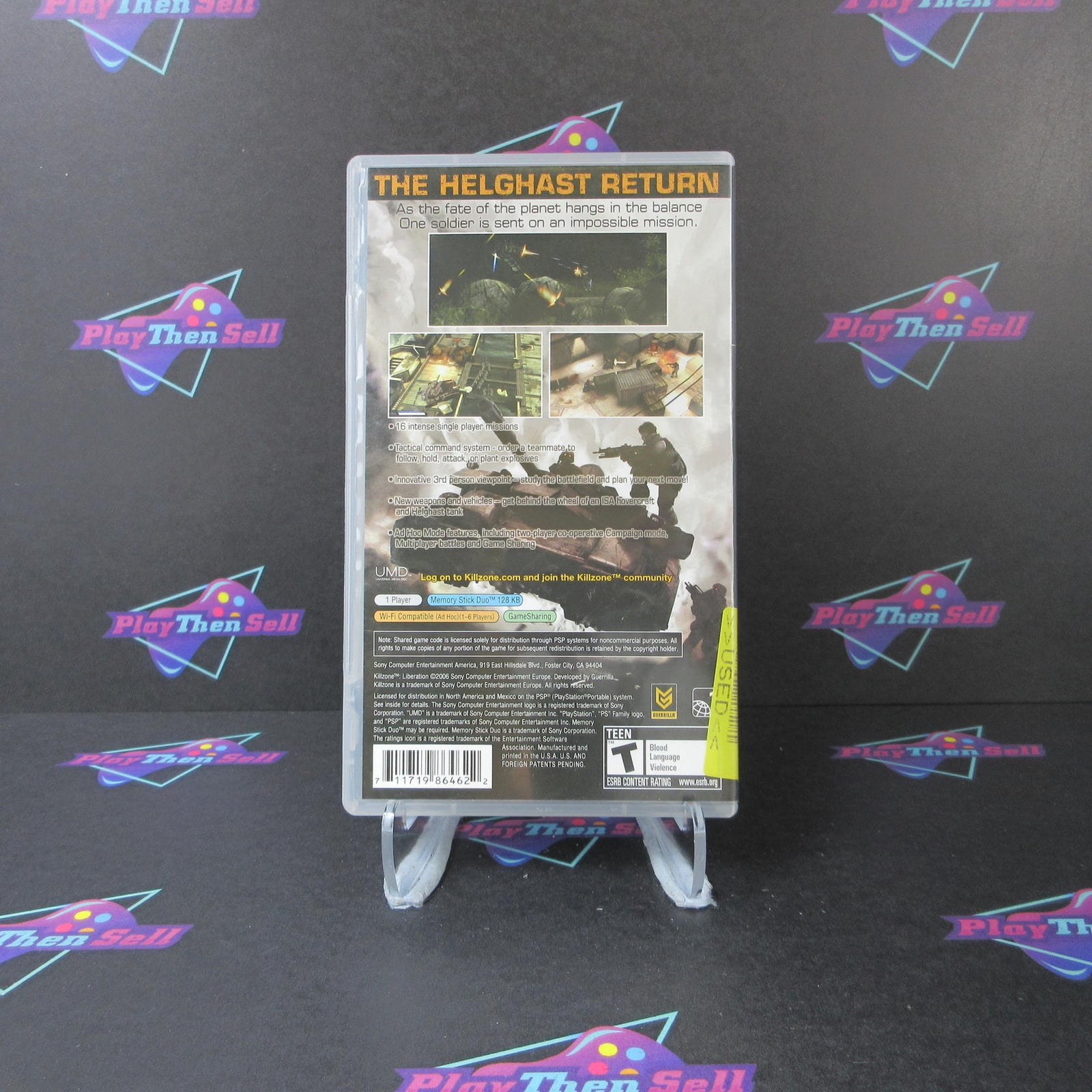 Killzone Liberation Clear UMD Sony PSP - 1 Year Warranty Game & Case