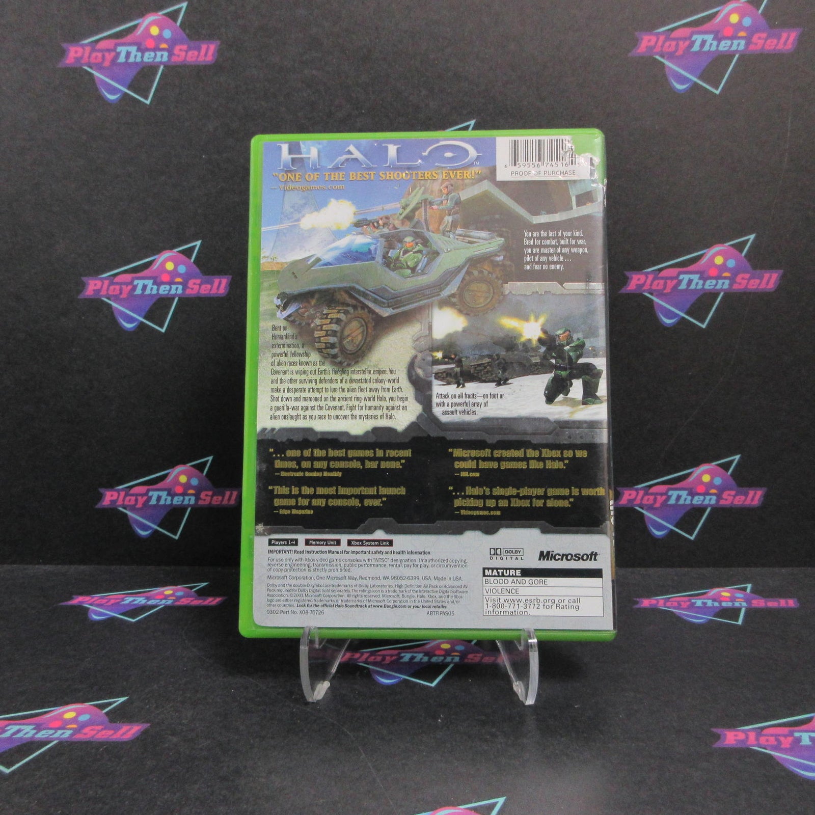 Halo Combat Evolved GOTY Xbox Complete - 1 Year Warranty VG