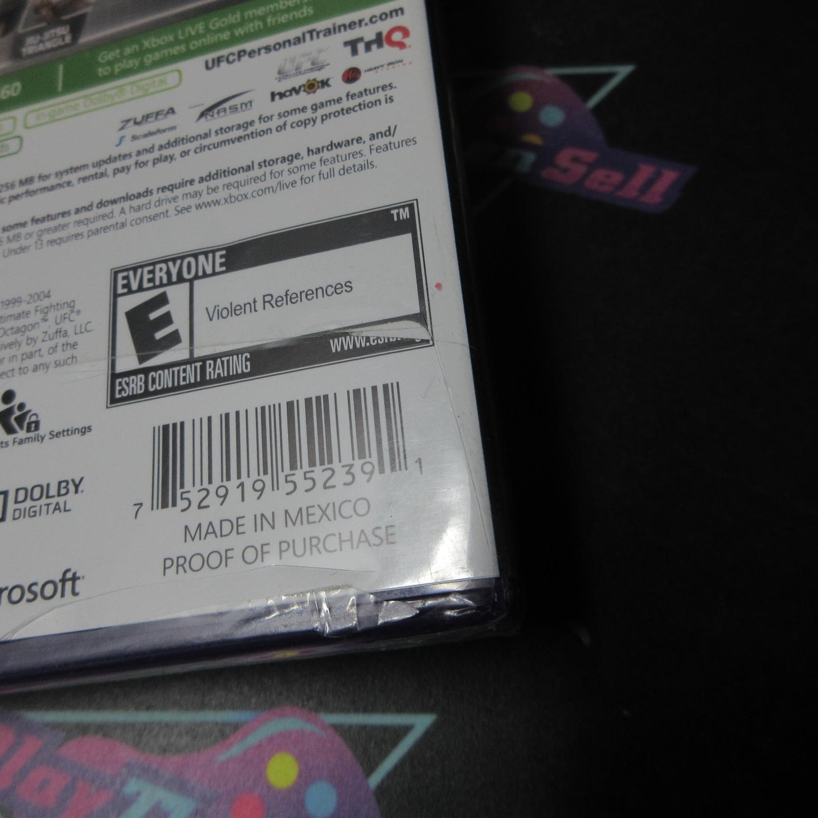 UFC Personal Trainer Xbox 360 PH - See Pics Brand New - Sealed