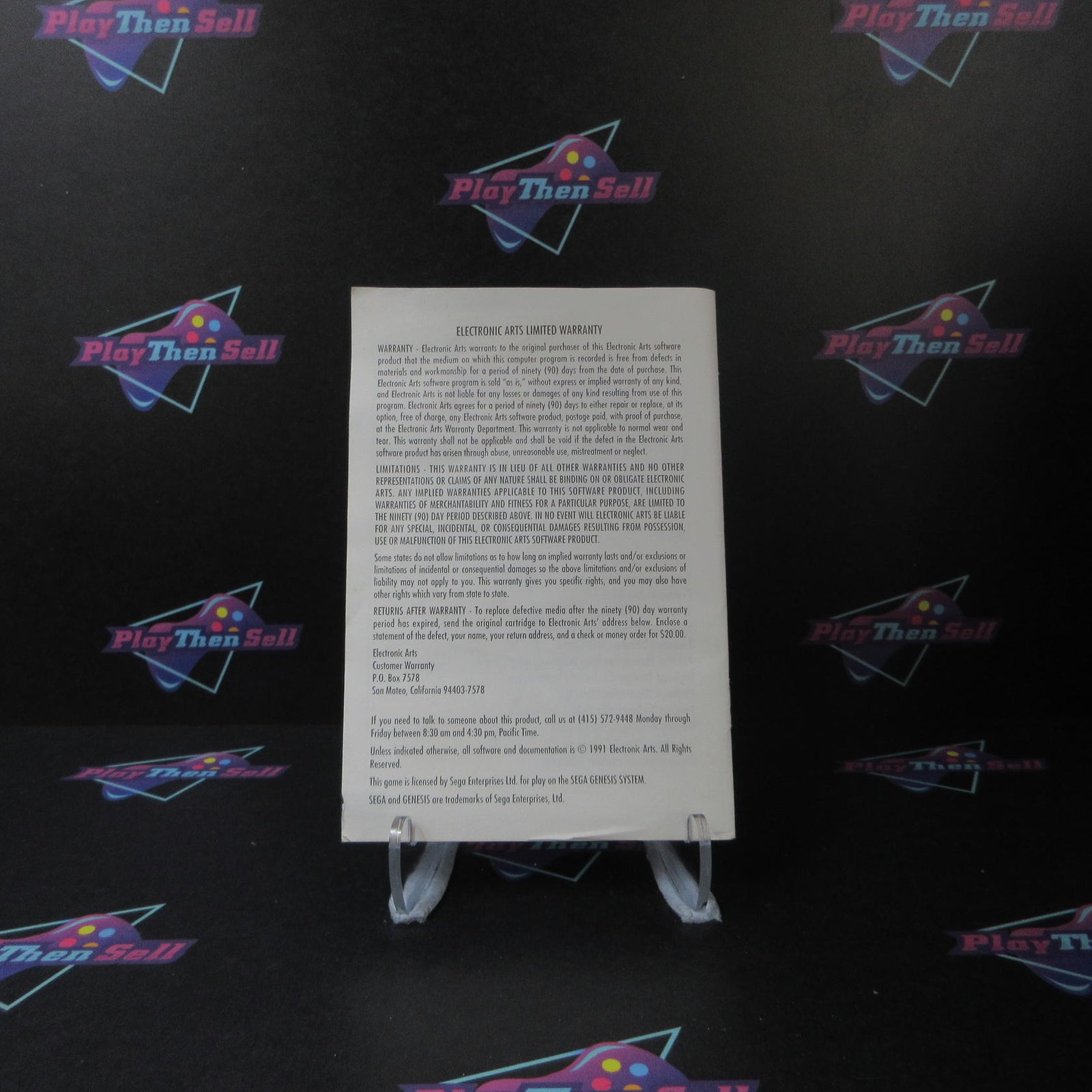 F-22 Interceptor Sega Genesis Boxed Complete - 1 Year Warranty VG