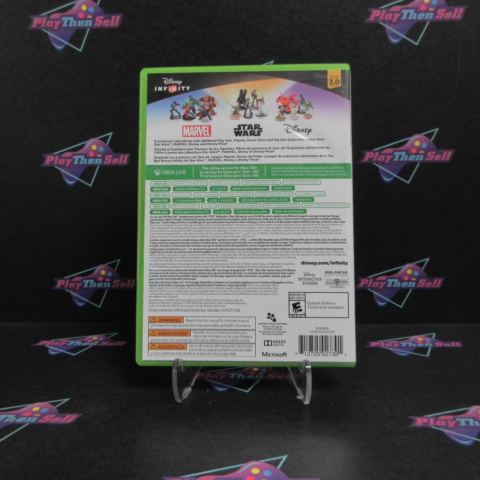 Disney Infinity 3.0 Xbox 360 + Portal / Figures Complete  - 1 Year Warranty EX..