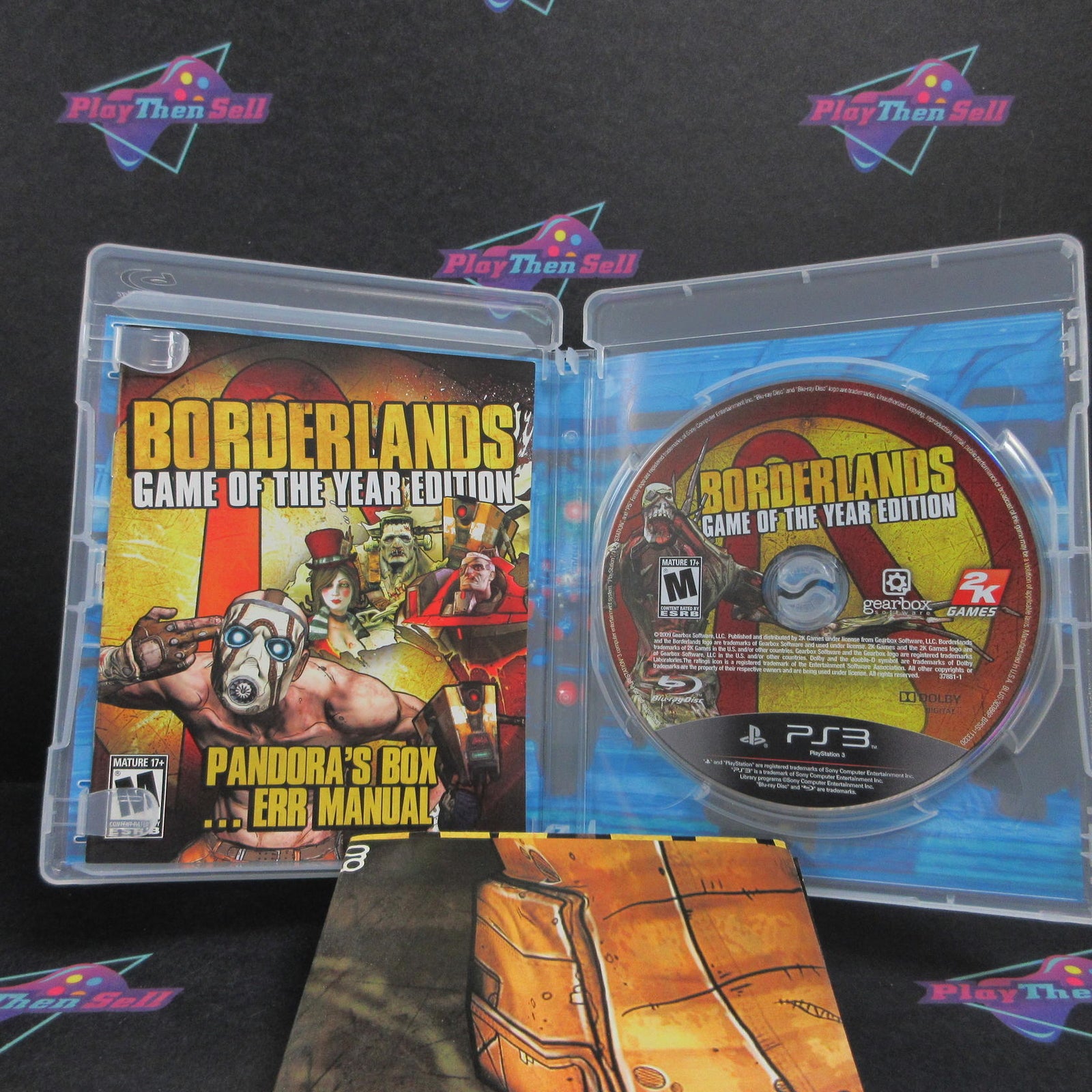 Borderlands GOTY PS3 PlayStation 3 + Poster Complete - 1 Year Warranty EX Cond
