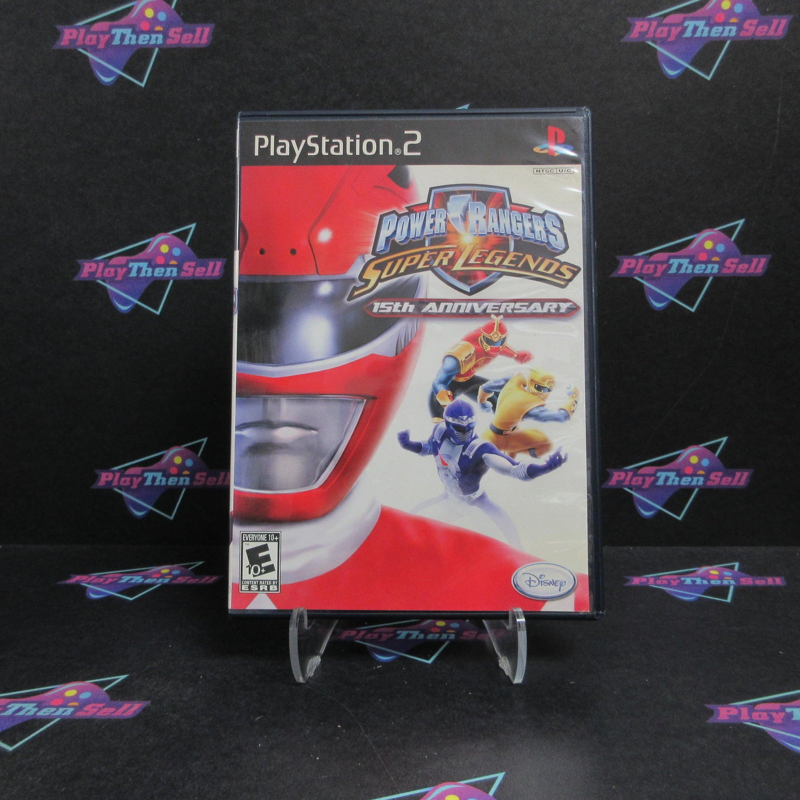 Power Rangers Super Legends 15th Anniversary PS2 - 1 Year Warranty Game & Case