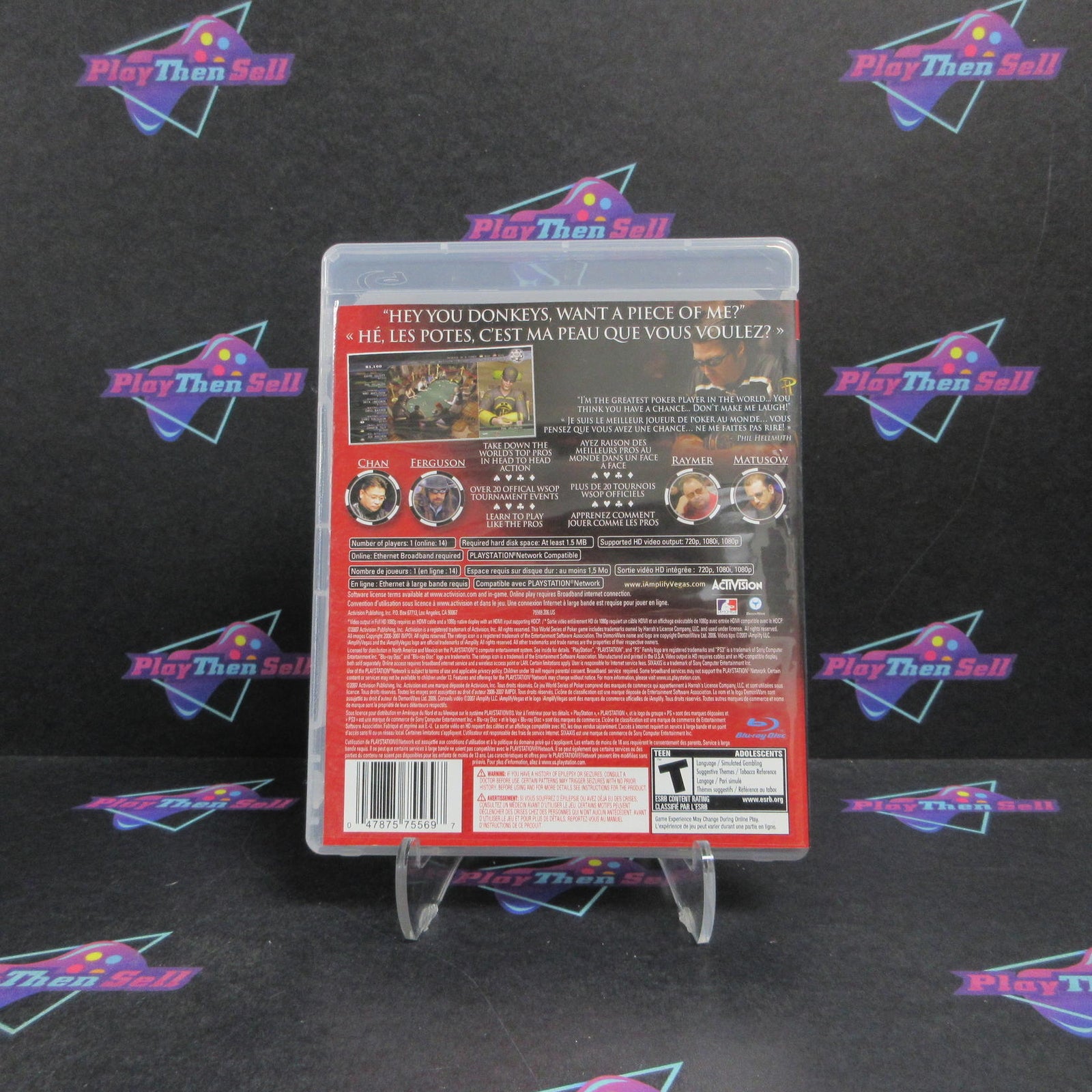 World Series Of Poker 2008 Battle For Bracelets PS3 Complete  - 1 Year Warrant..