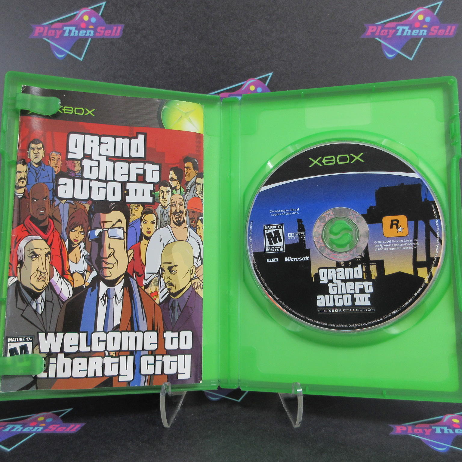 Grand Theft Auto III 3 Xbox + Map Complete - 1 Year Warranty EX Cond