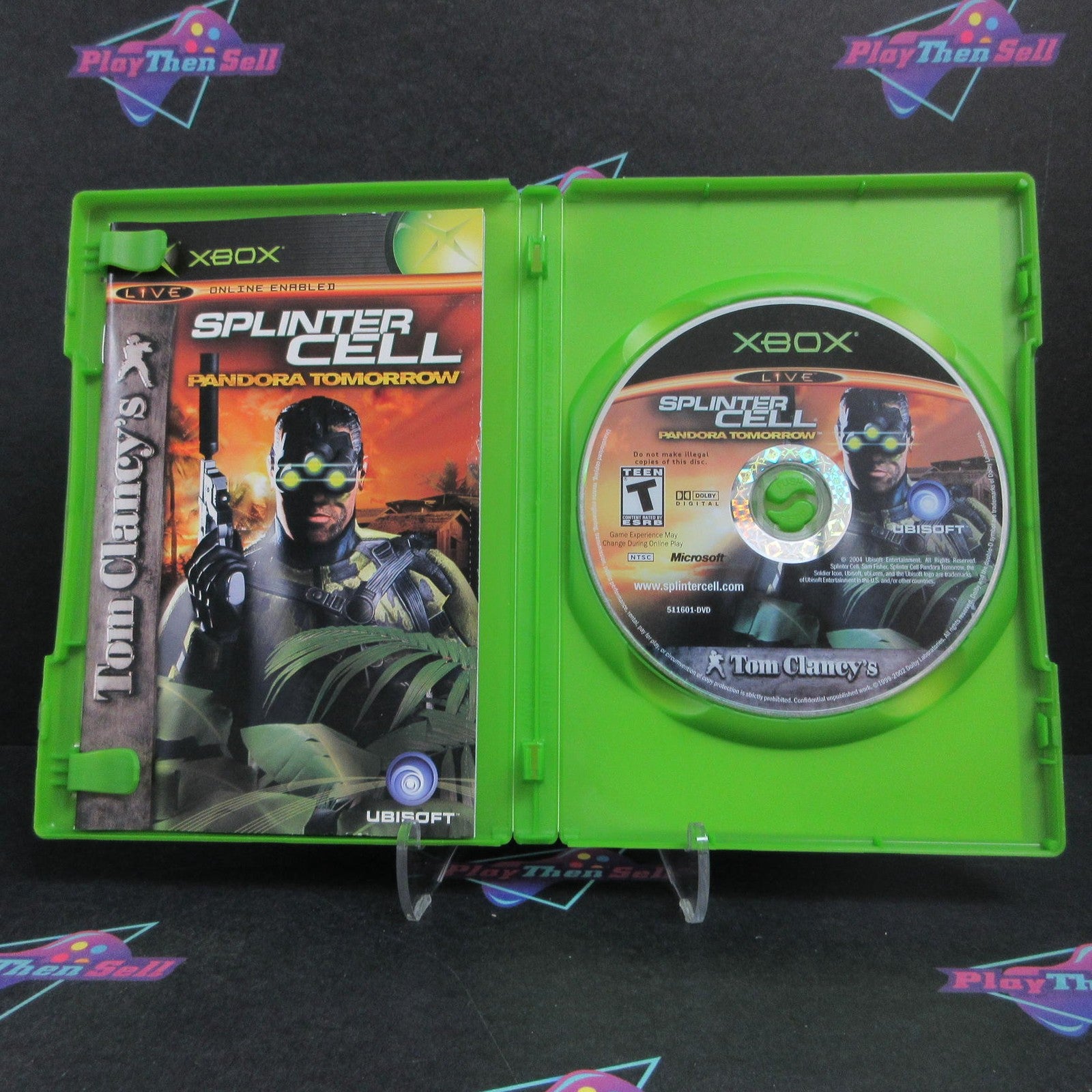 Tom Clancy's Splinter Cell Pandora Tomorrow Xbox PH + Reg Complete  - 1 Year W..