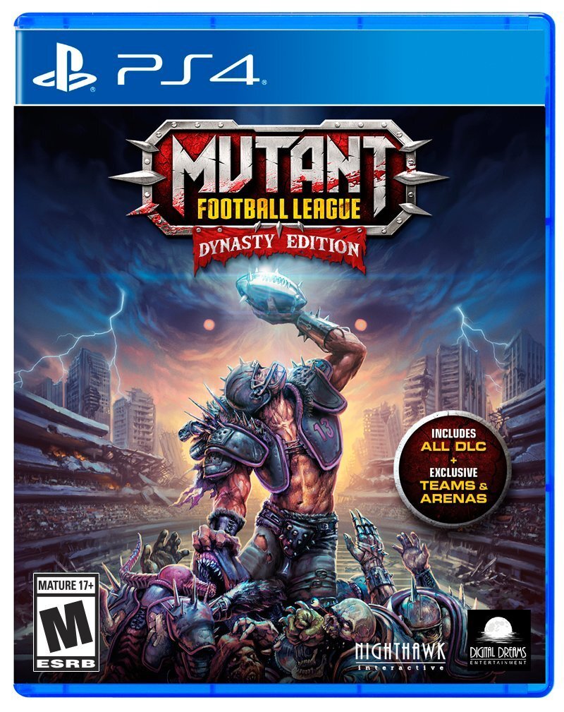 Mutant Football League Dynasty Edition PS4 PlayStation 4 Complete  - 1 Year Wa..