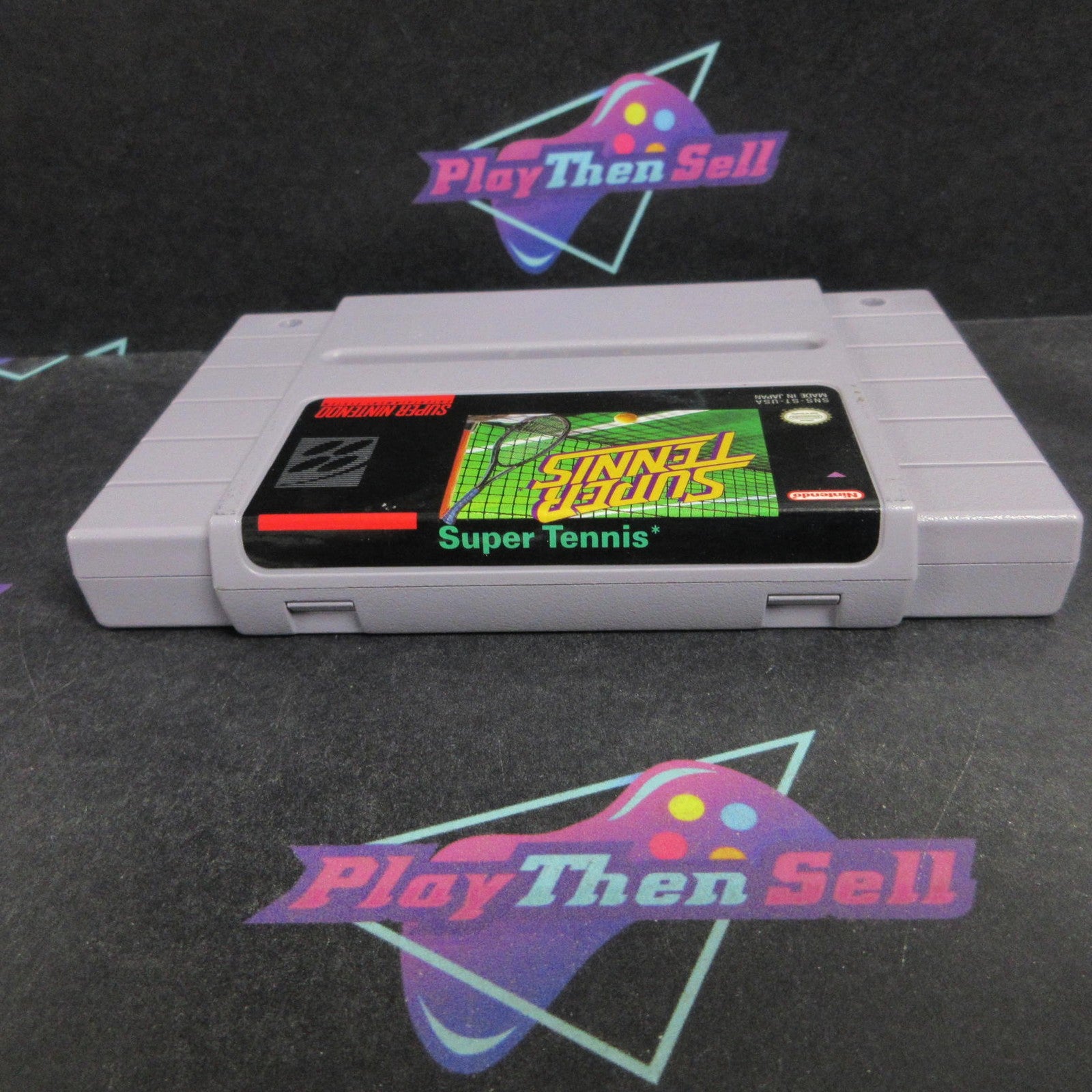 Super Tennis Super Nintendo SNES + Manual - Cart Only Excellent