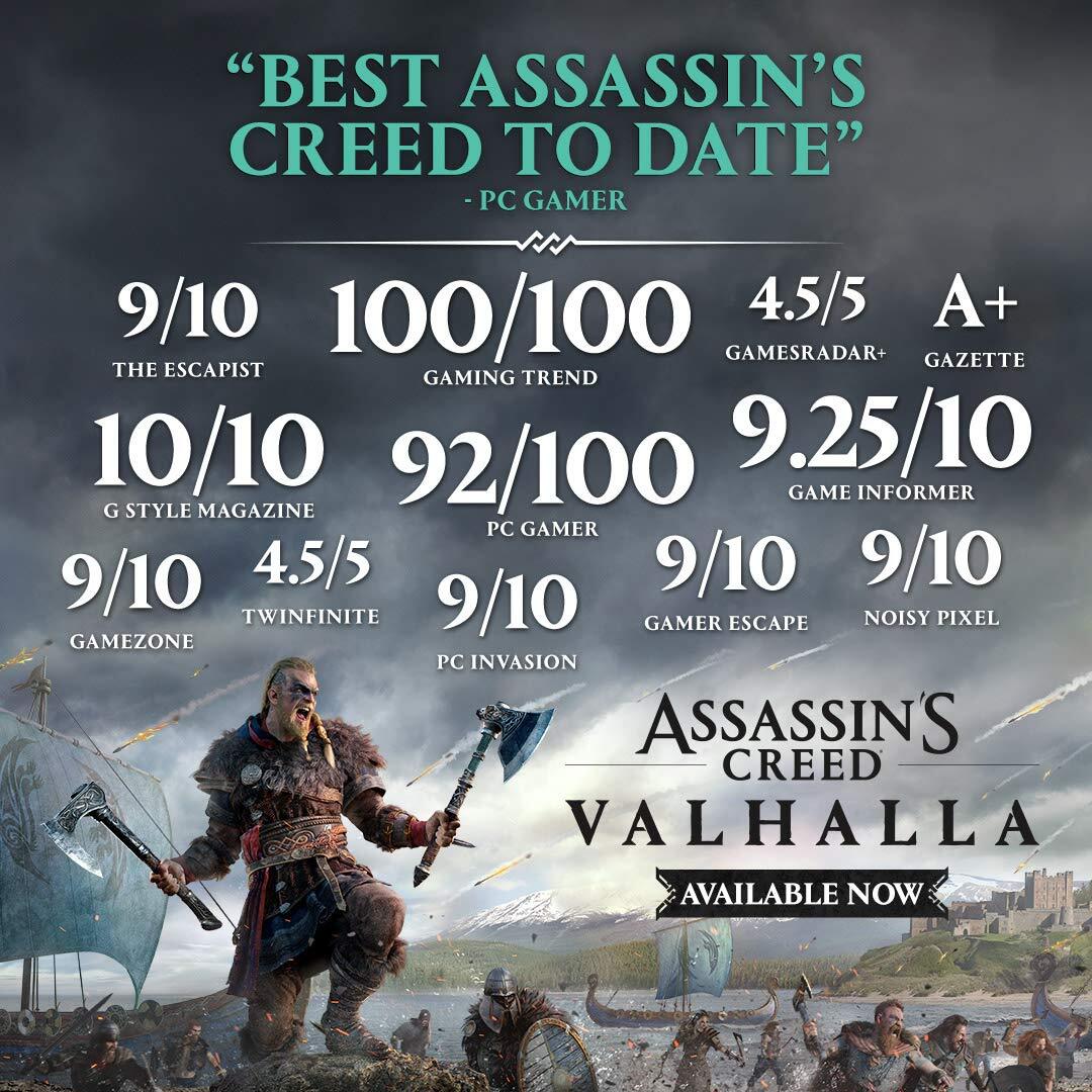 Assassin’s Creed Valhalla Xbox Series X|S, Xbox One Brand New - Sealed