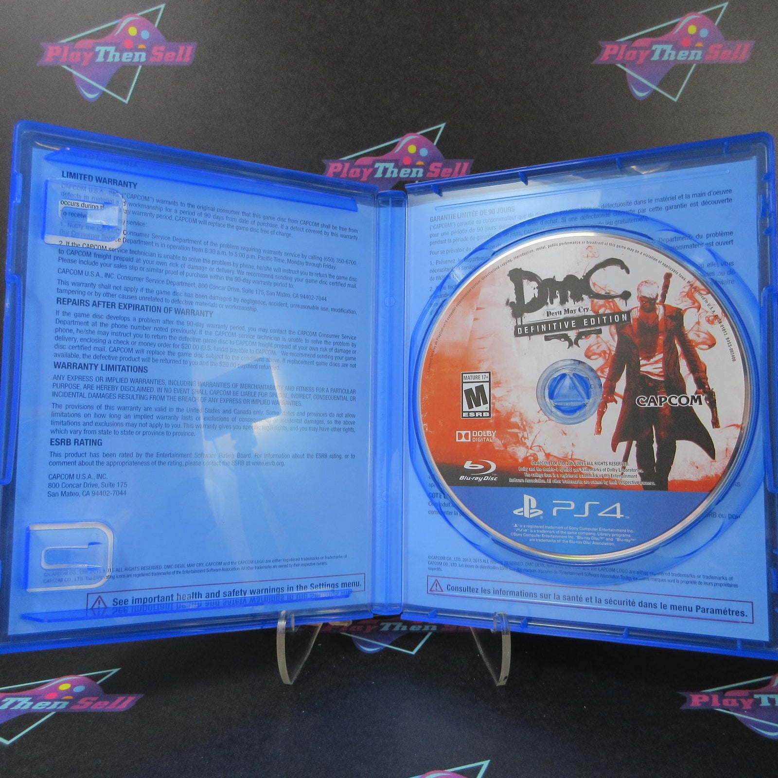 DMC Devil May Cry Definitive Edition PS4 PlayStation 4 Complete  - 1 Year Warr..