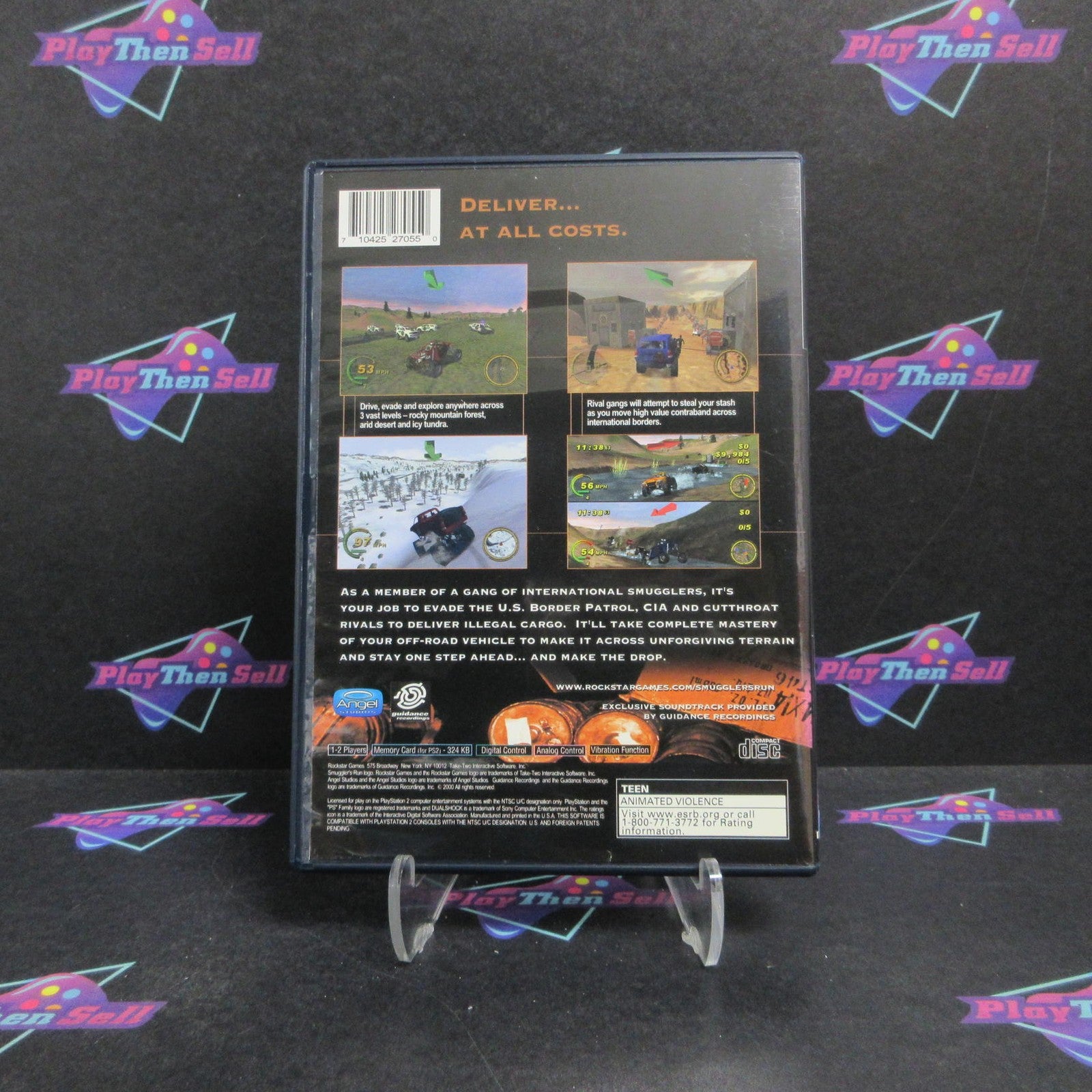 Smugglers Run PS2 PlayStation 2 Complete - 1 Year Warranty EX Cond