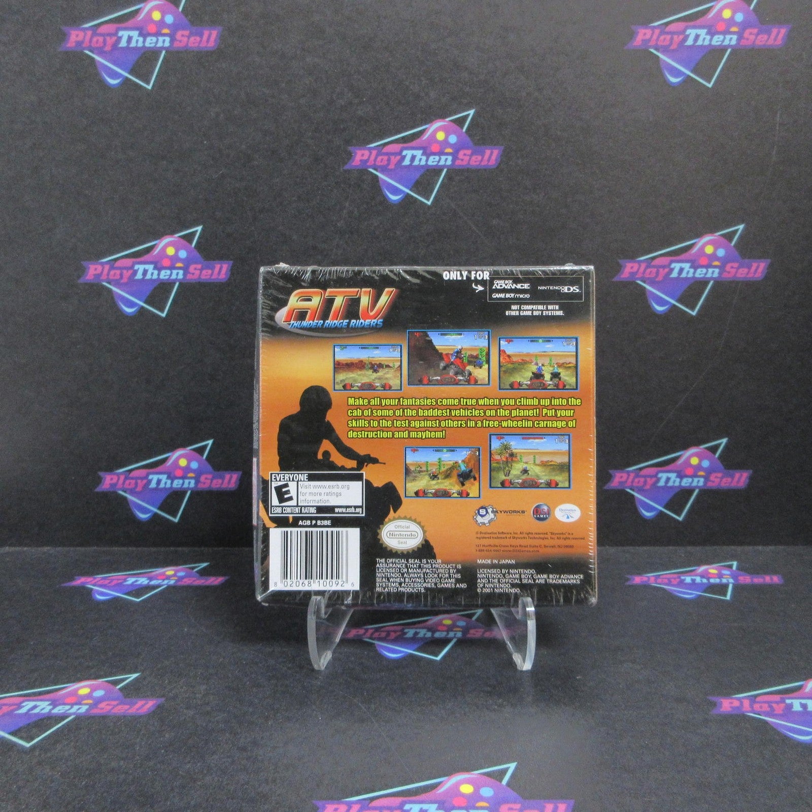 ATV Thunder Ridge Riders GBA Game Boy Advance Brand New - Sealed
