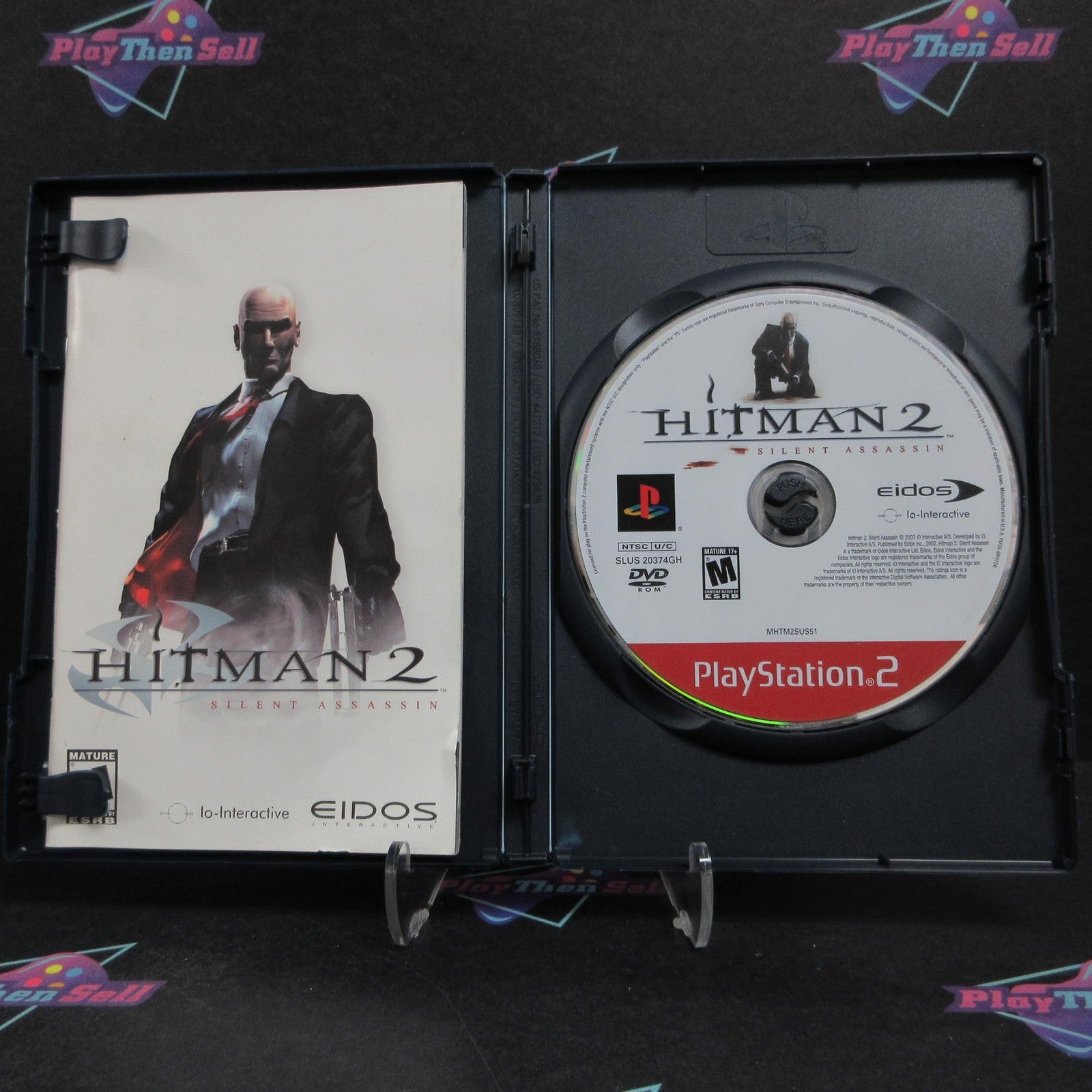 Hitman 2 Silent Assassin PS2 PlayStation 2 GH + Reg Card Complete  - 1 Year Wa..