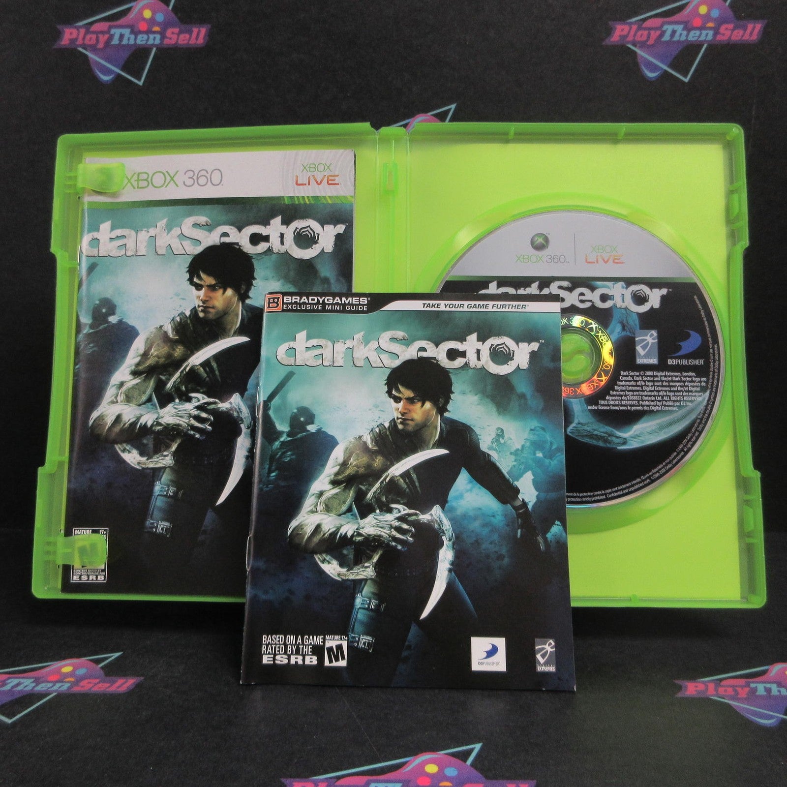 Dark Sector Xbox 360 + Mini Guide Complete - 1 Year Warranty EX Cond