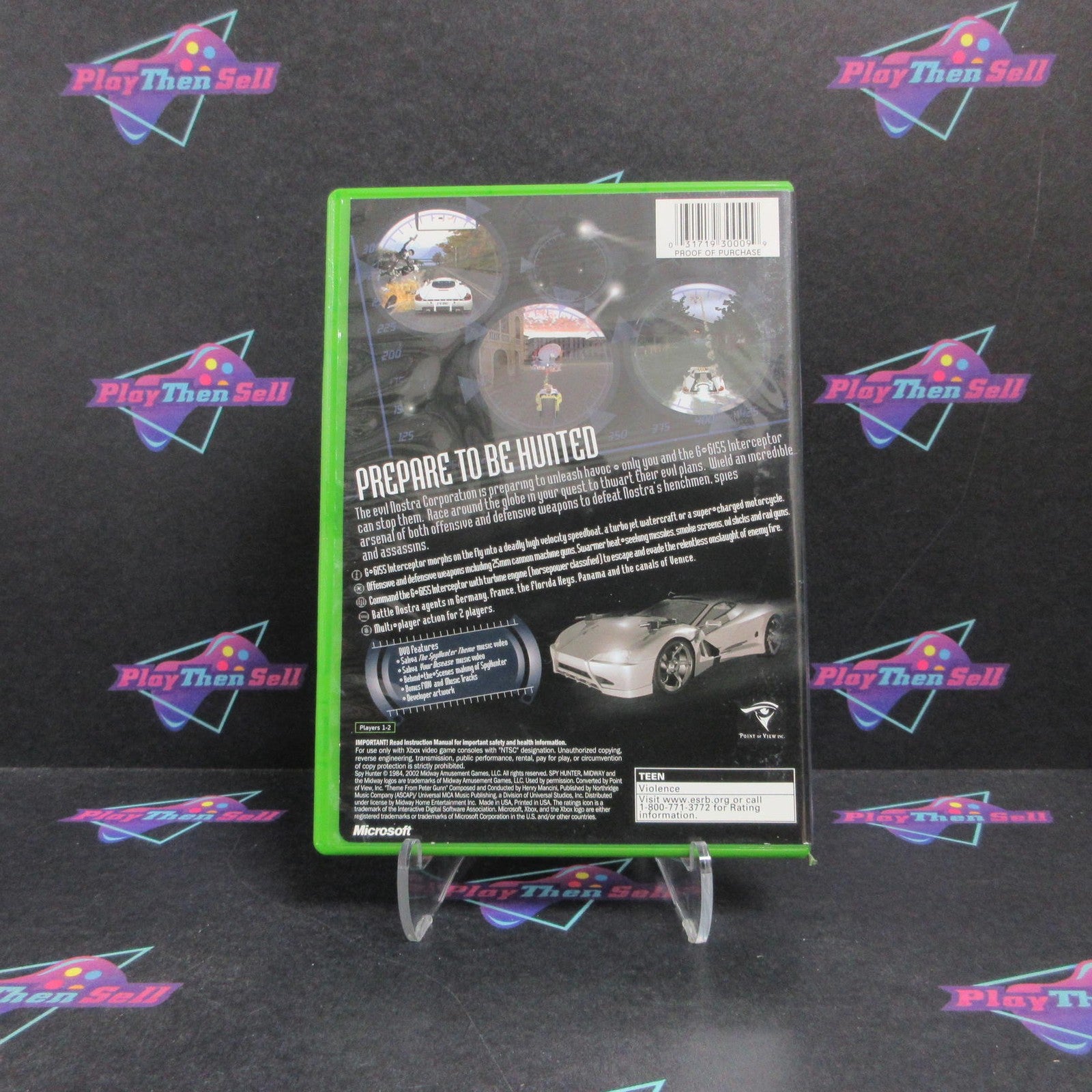 Spy Hunter Xbox Complete - 1 Year Warranty EX Cond