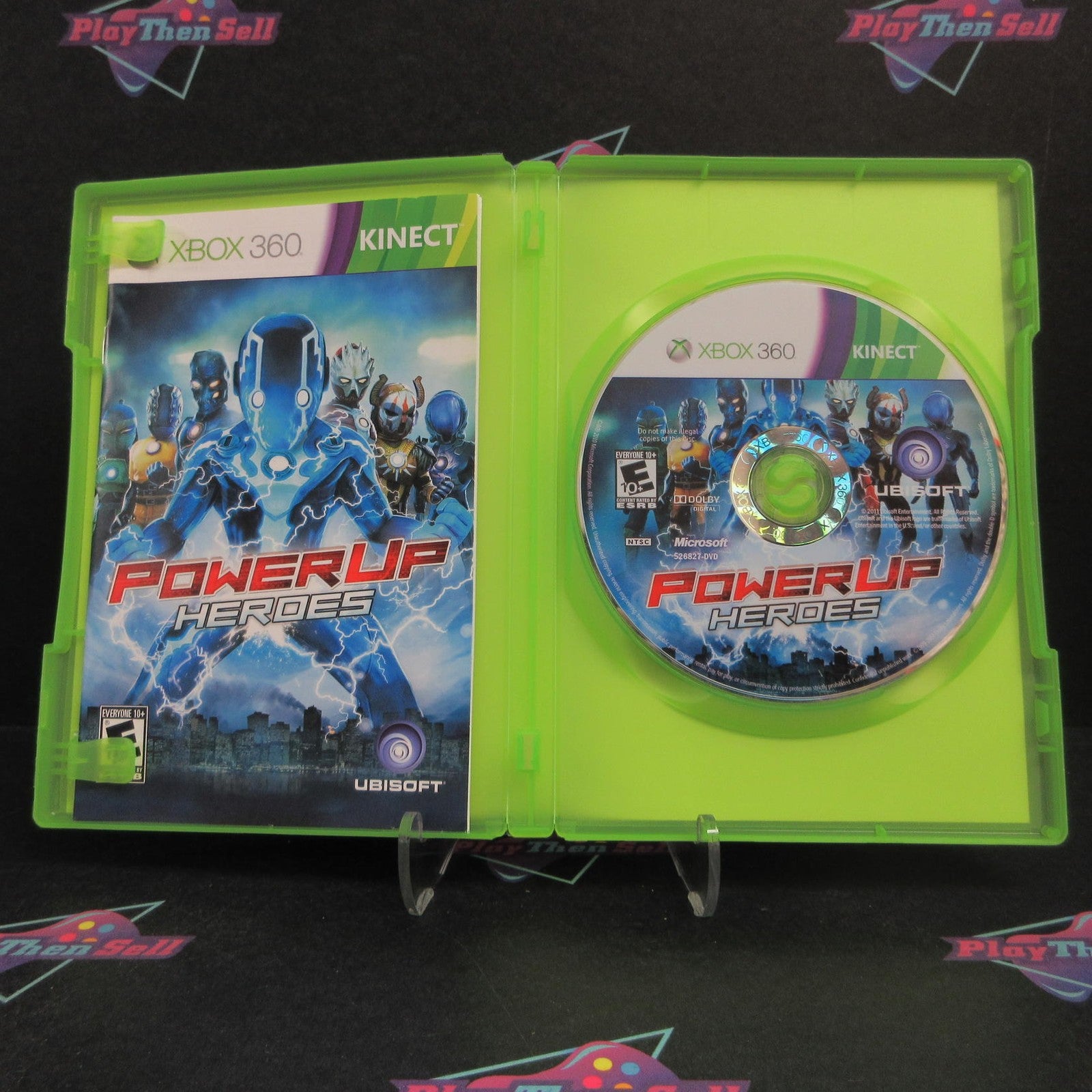PowerUp Heroes Xbox 360 + Comic Complete - 1 Year Warranty EX Cond