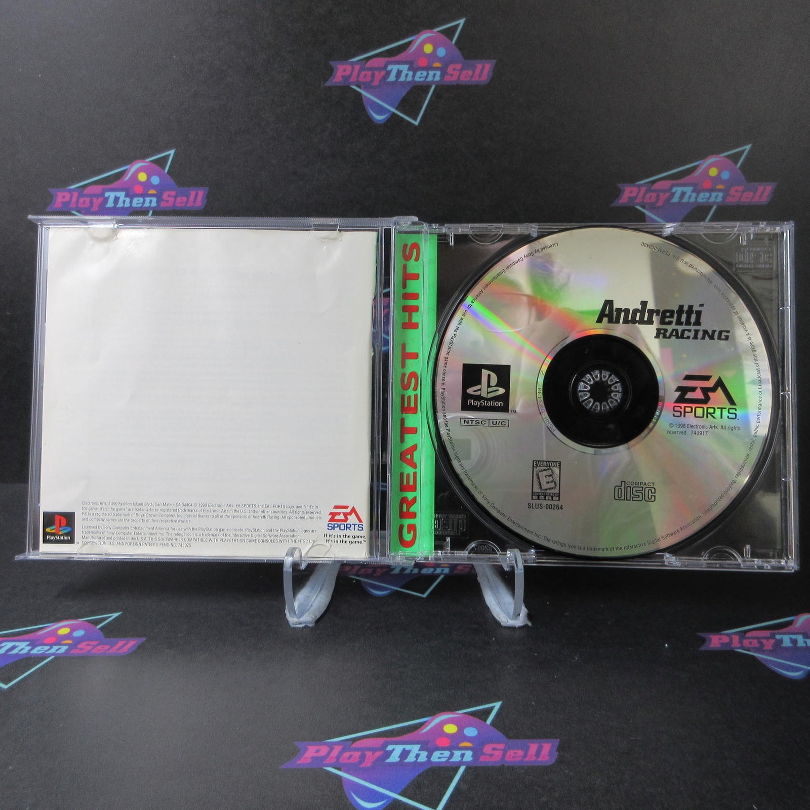 Andretti Racing GH + Reg Card PS1 PlayStation 1 Complete - 1 Year Warranty VG