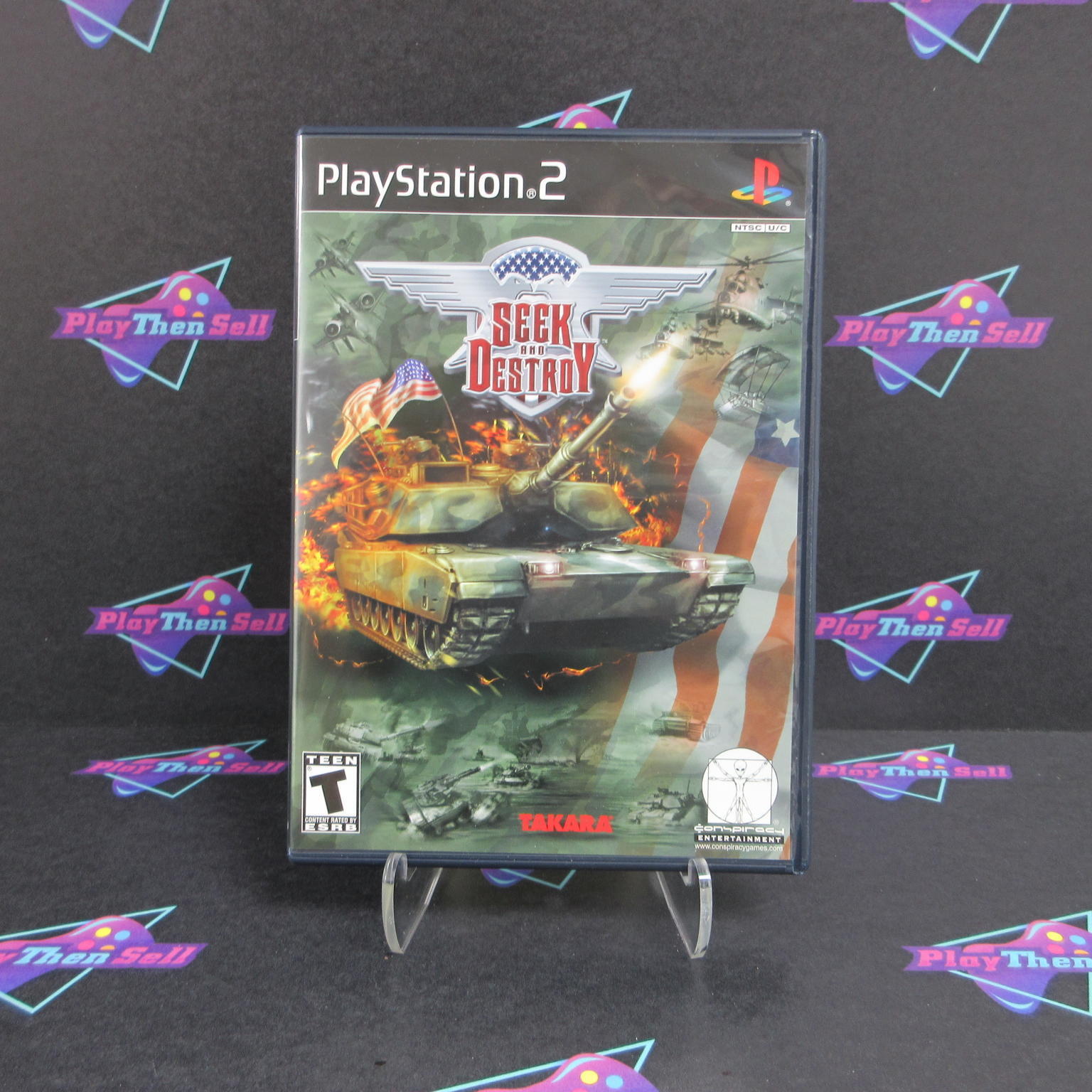 Seek and Destroy PS2 PlayStation 2 Complete - 1 Year Warranty EX Cond