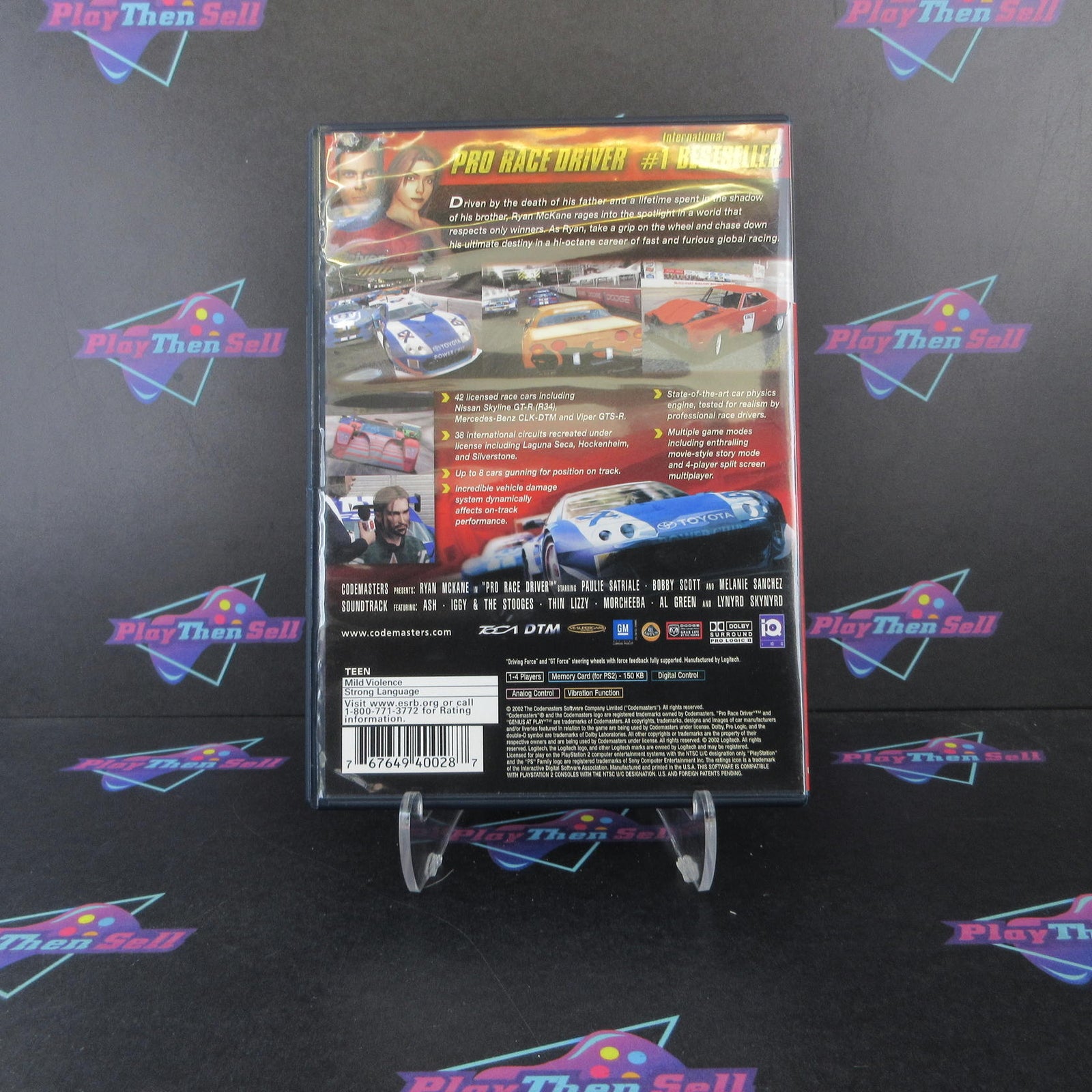 Pro Race Driver PS2 PlayStation 2 Complete - 1 Year Warranty VG