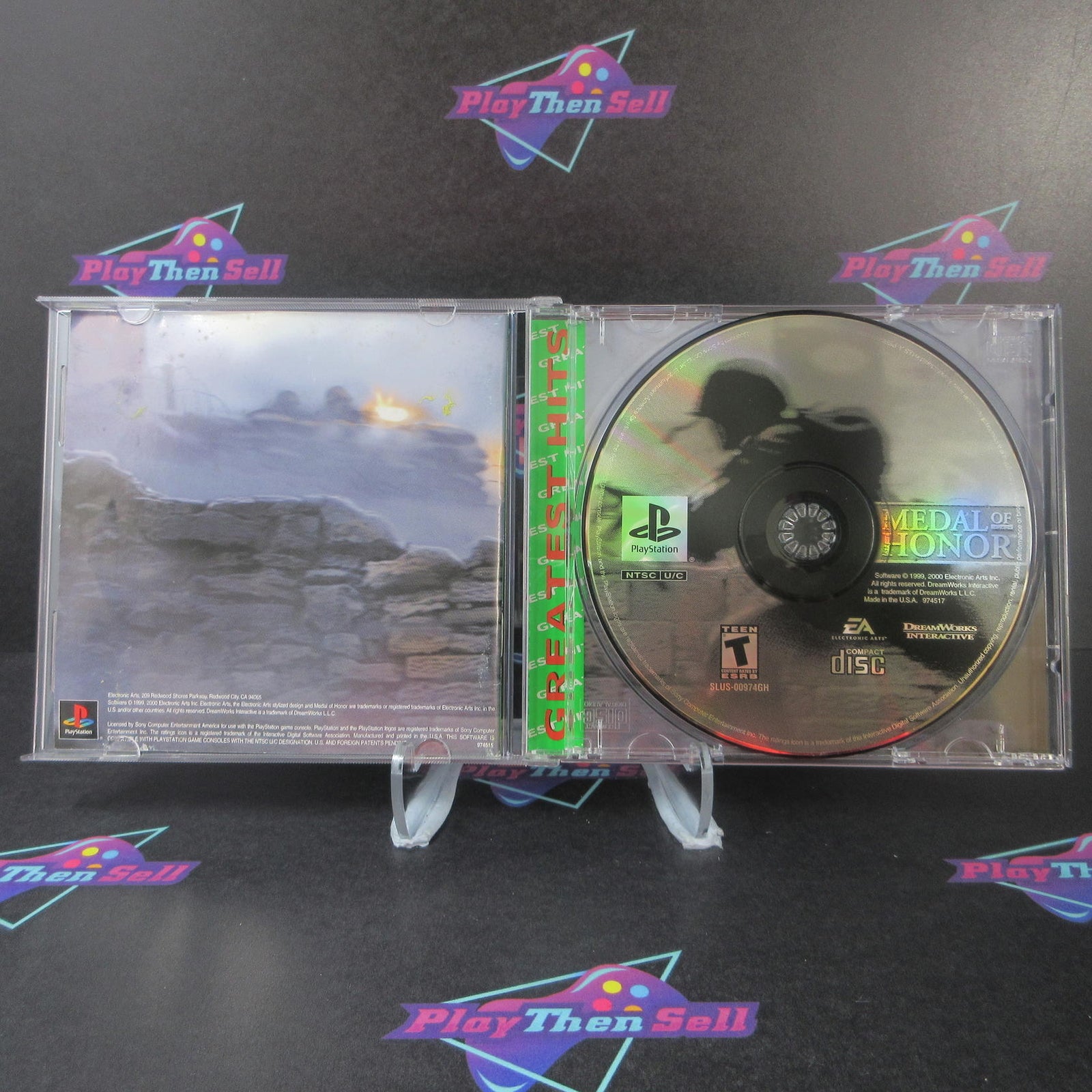 Medal Of Honor PS1 PlayStation 1 GH + Reg Card Complete  - 1 Year Warranty EX ..