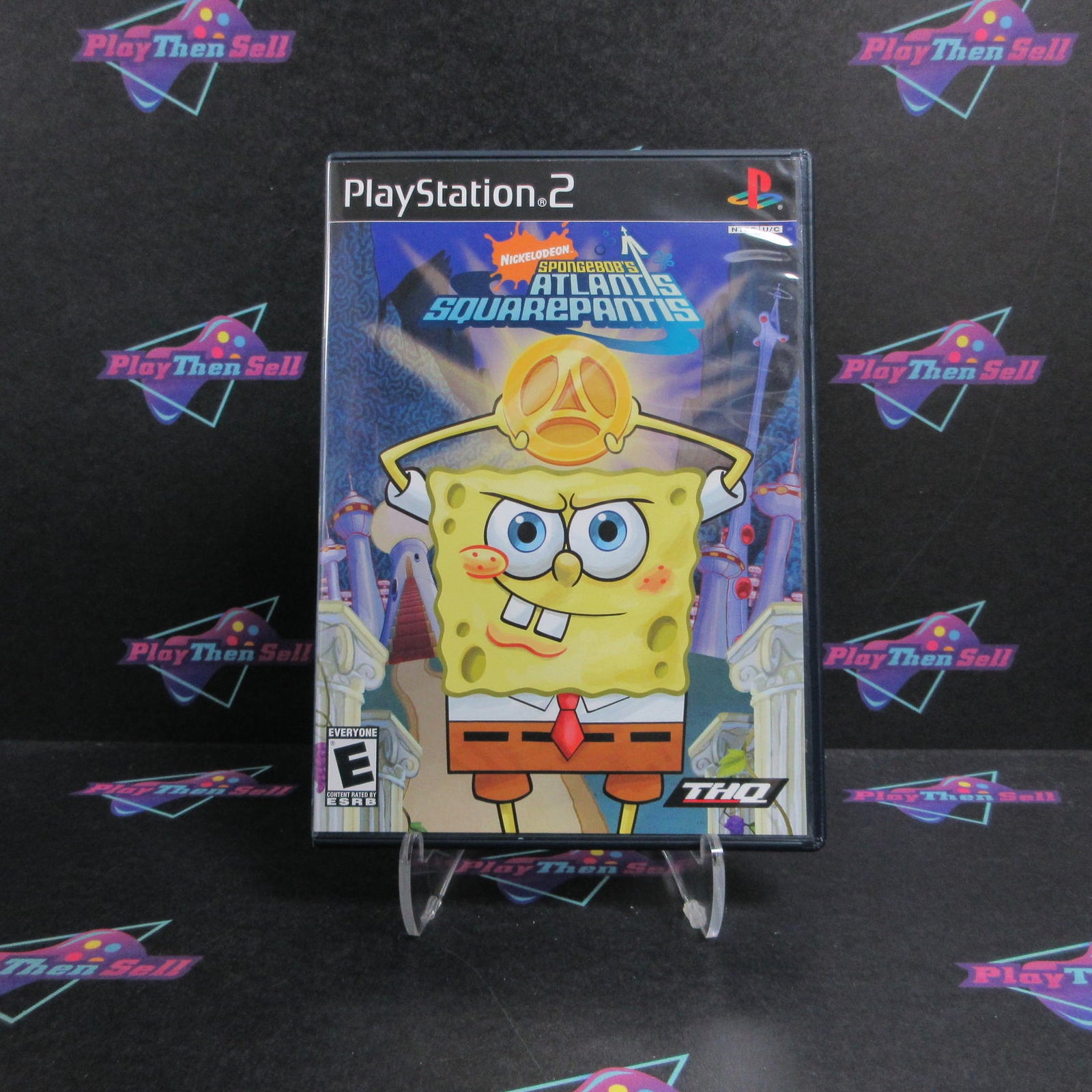 SpongeBobs Atlantis Squarepantis PS2 PlayStation 2 Complete  - 1 Year Warranty..