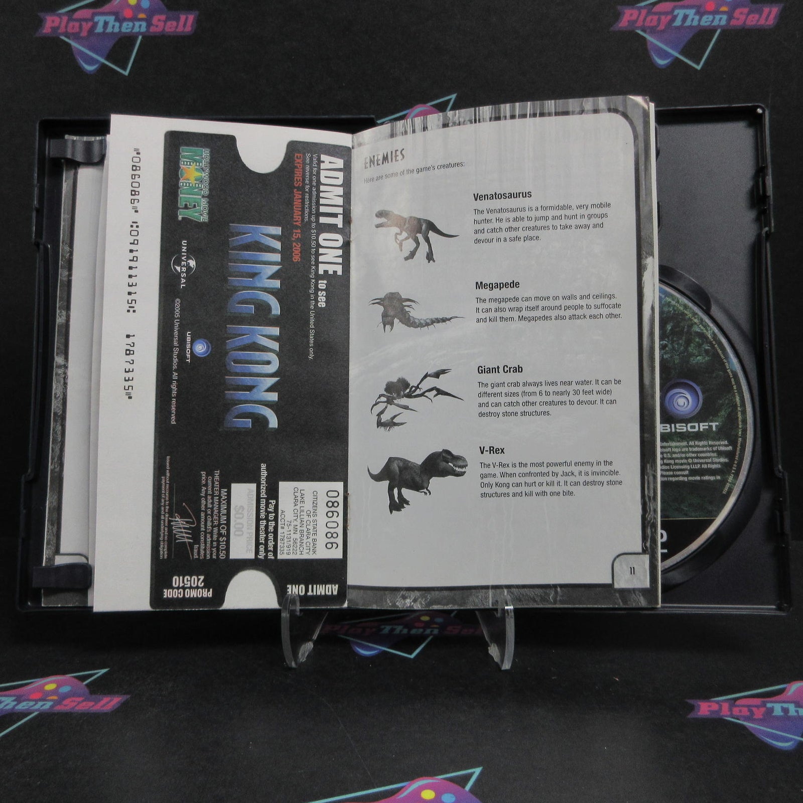 Peter Jackson's King Kong PS2 PlayStation 2 Complete - 1 Year Warranty VG