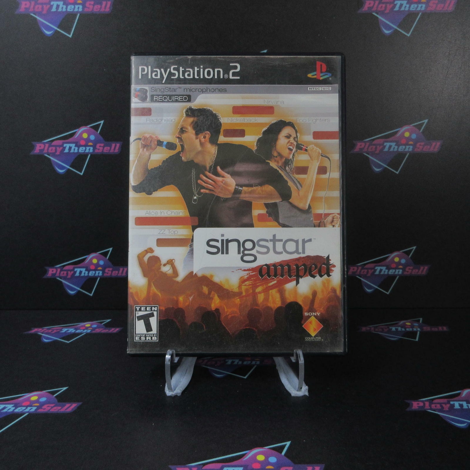 SingStar Amped PS2 PlayStation 2 AD Complete - (See Pics)