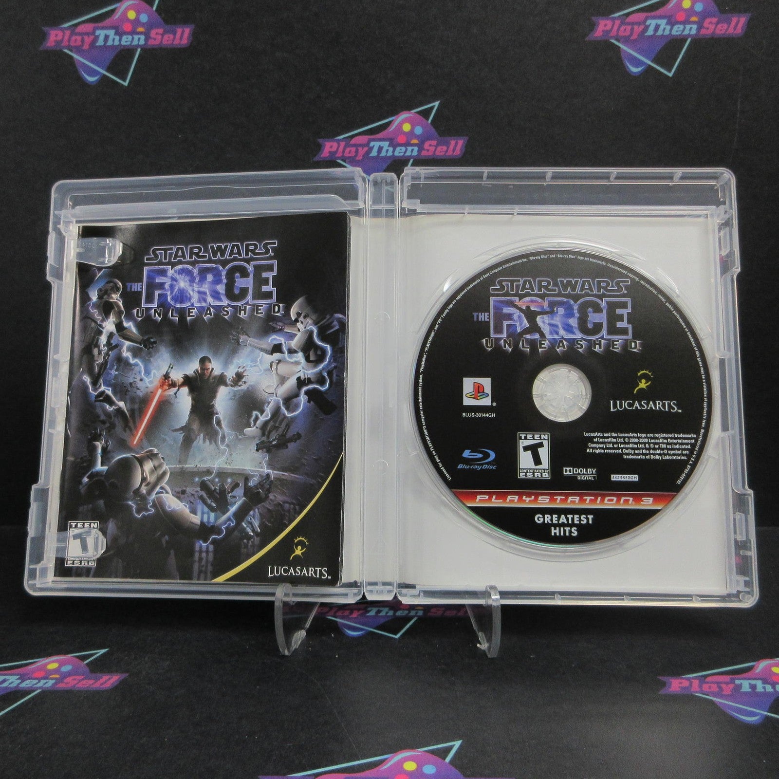 Star Wars The Force Unleashed PS3 PlayStation 3 GH Complete  - 1 Year Warranty..