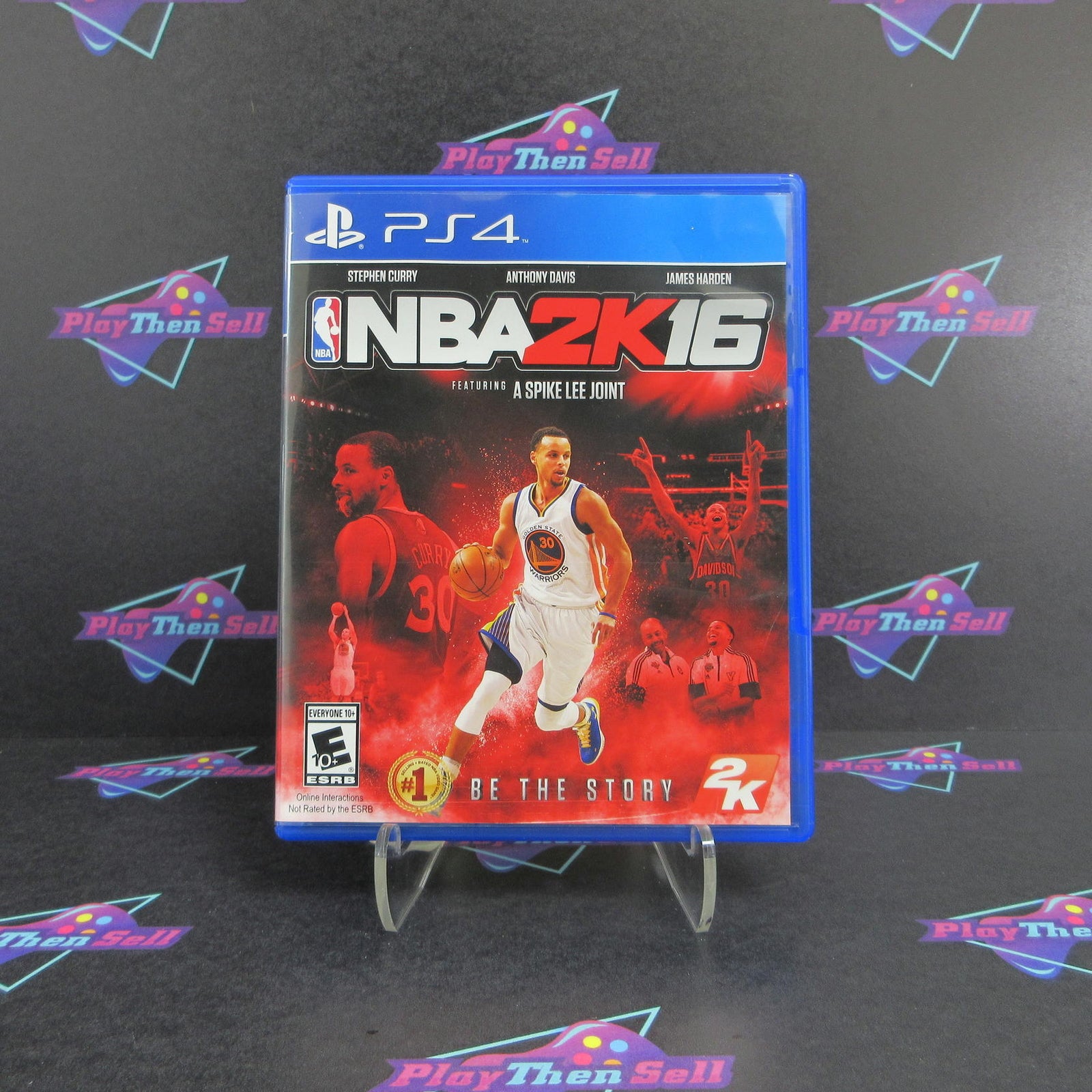 NBA 2K16 Stephen Curry PS4 PlayStation 4 Complete - 1 Year Warranty EX Cond