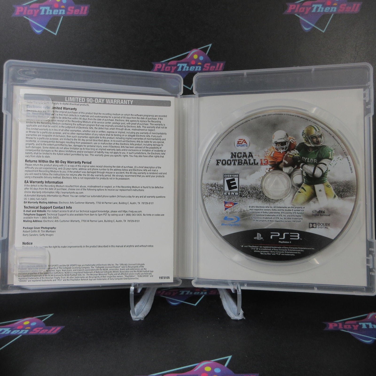 NCAA Football 13 PlayStation 3 PS3 Complete - 1 Year Warranty VG