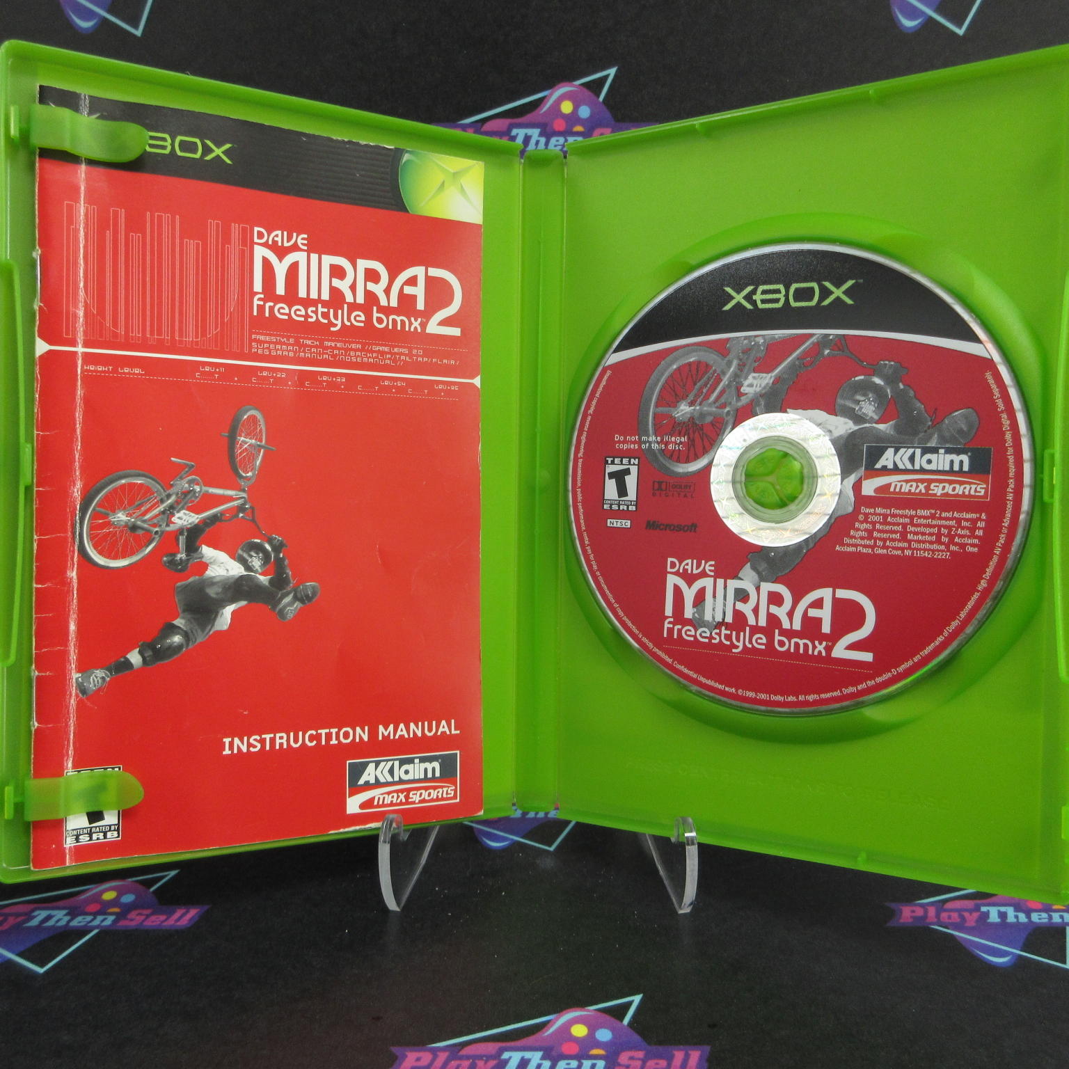 Dave Mirra Freestyle BMX 2 Xbox + Reg Card Complete - 1 Year Warranty VG