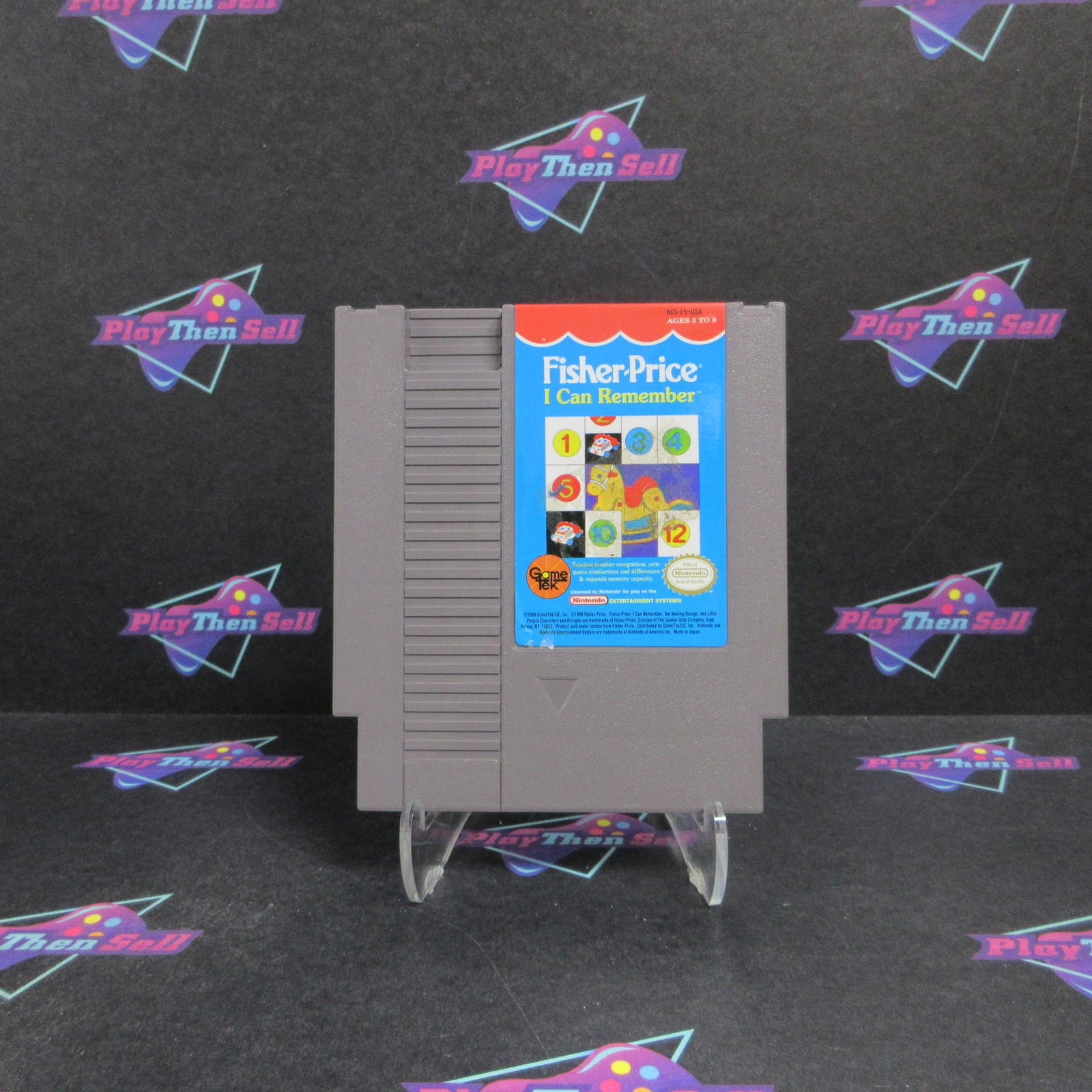 Fisher-Price I Can Remember Nintendo NES Cartridge / Tested - 1 Year Warranty VG