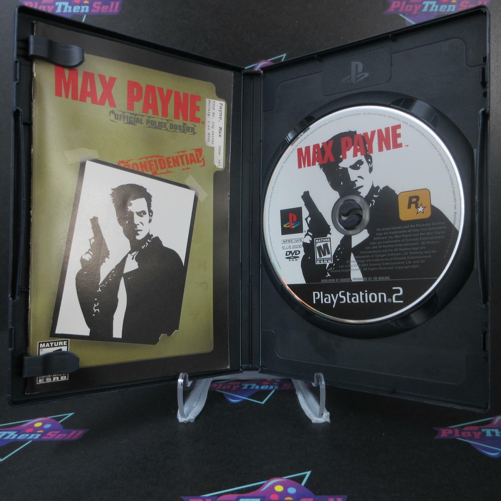 Max Payne PS2 PlayStation 2 Complete - 1 Year Warranty EX Cond
