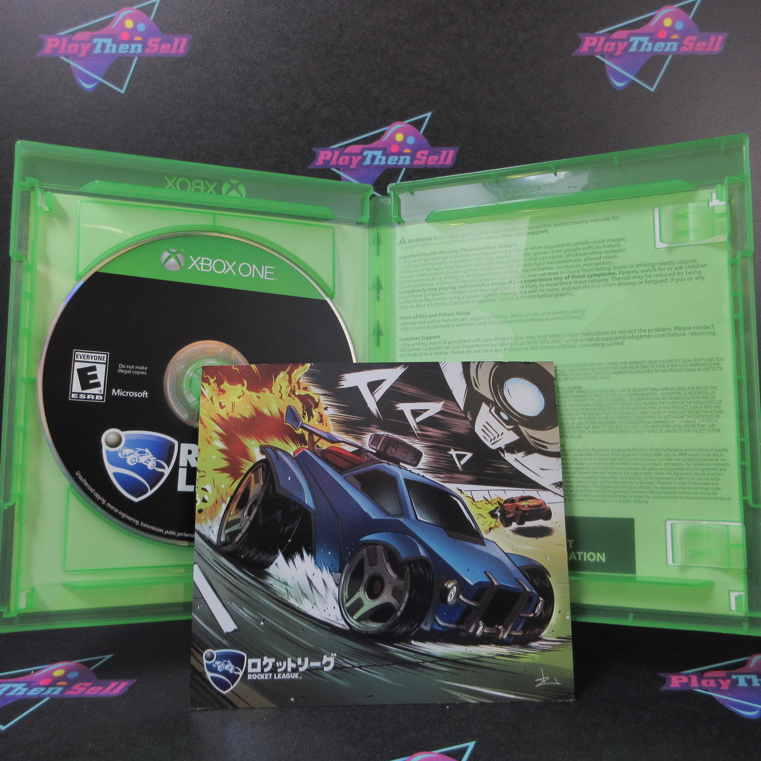 Rocket League Collector's Edition Xbox One + Art Print - Complete CIB