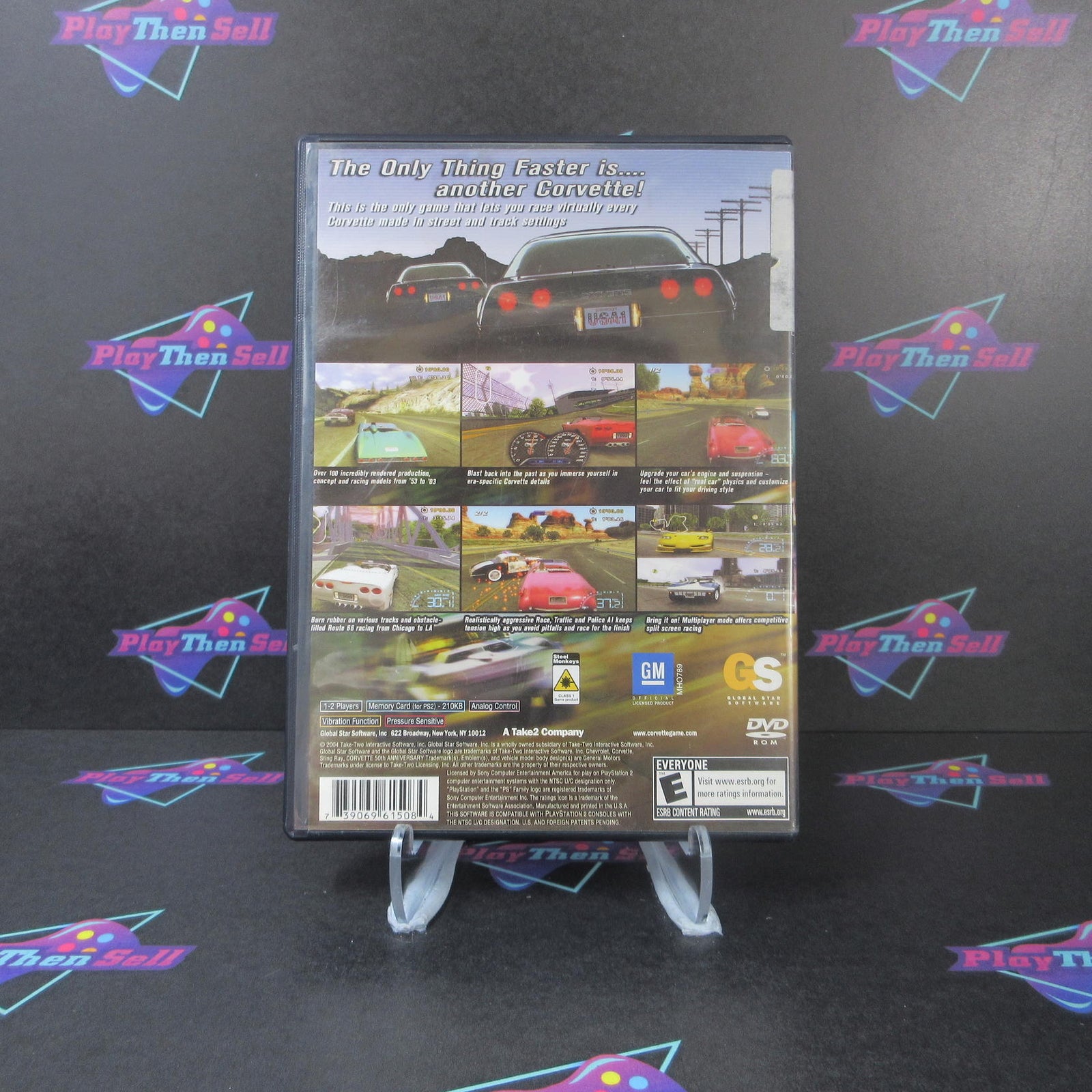 Corvette PS2 PlayStation 2 Complete - 1 Year Warranty VG